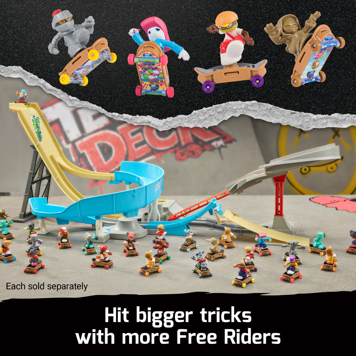 Tech Deck Free Riders Extreme Playset