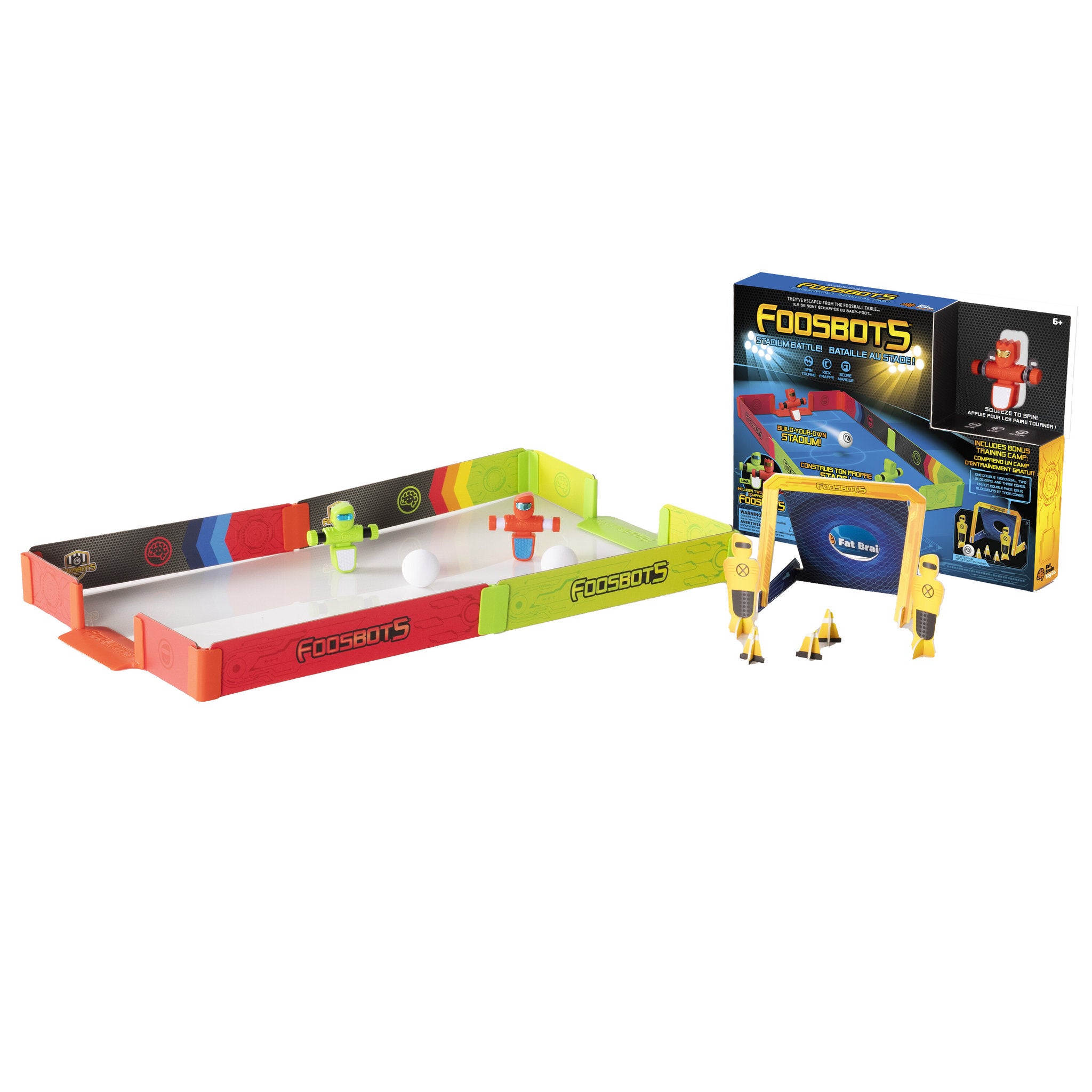 Fat Brain Toys Foosbots Stadium Battle Set