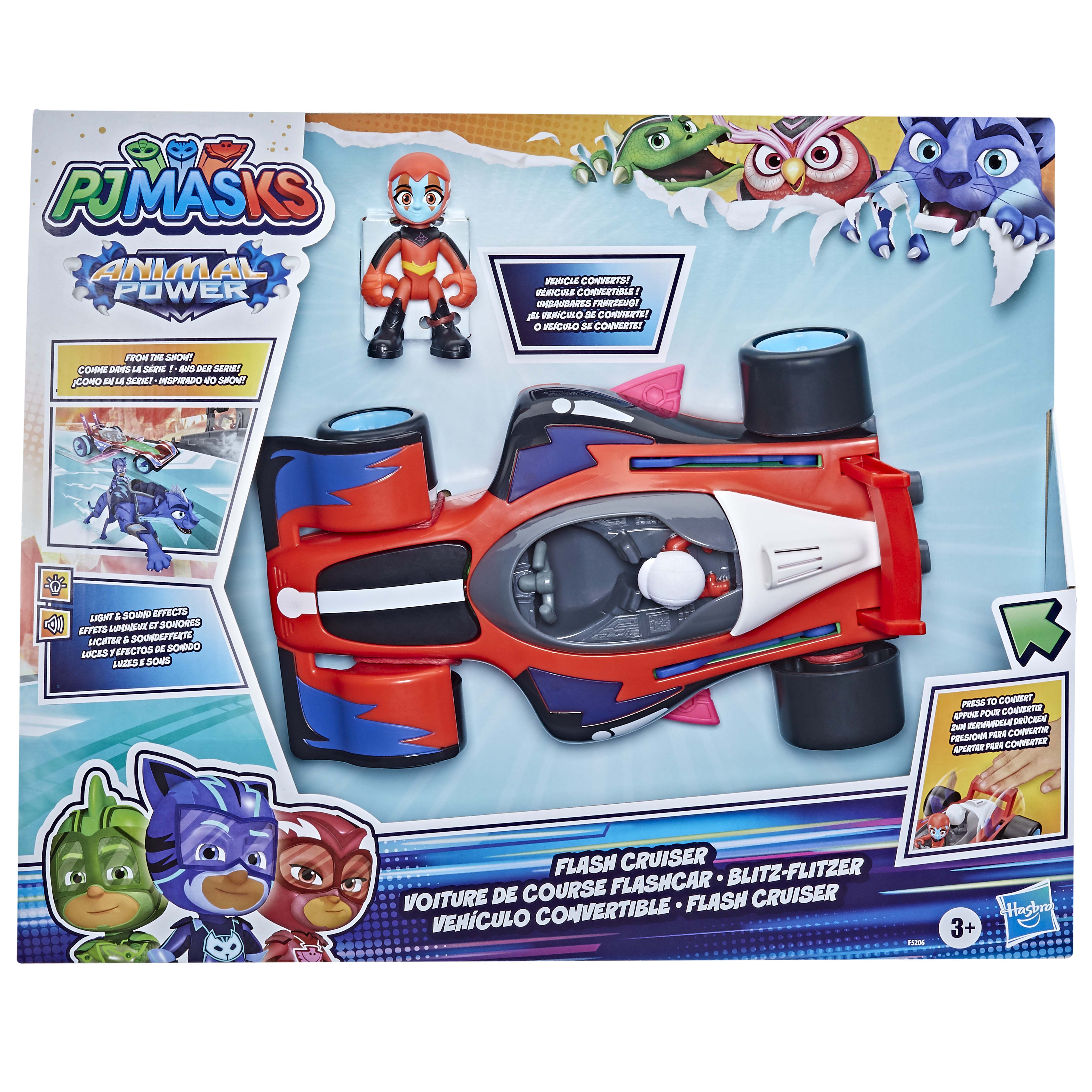 PJ Masks Animal Power Transforming Flash Cruiser