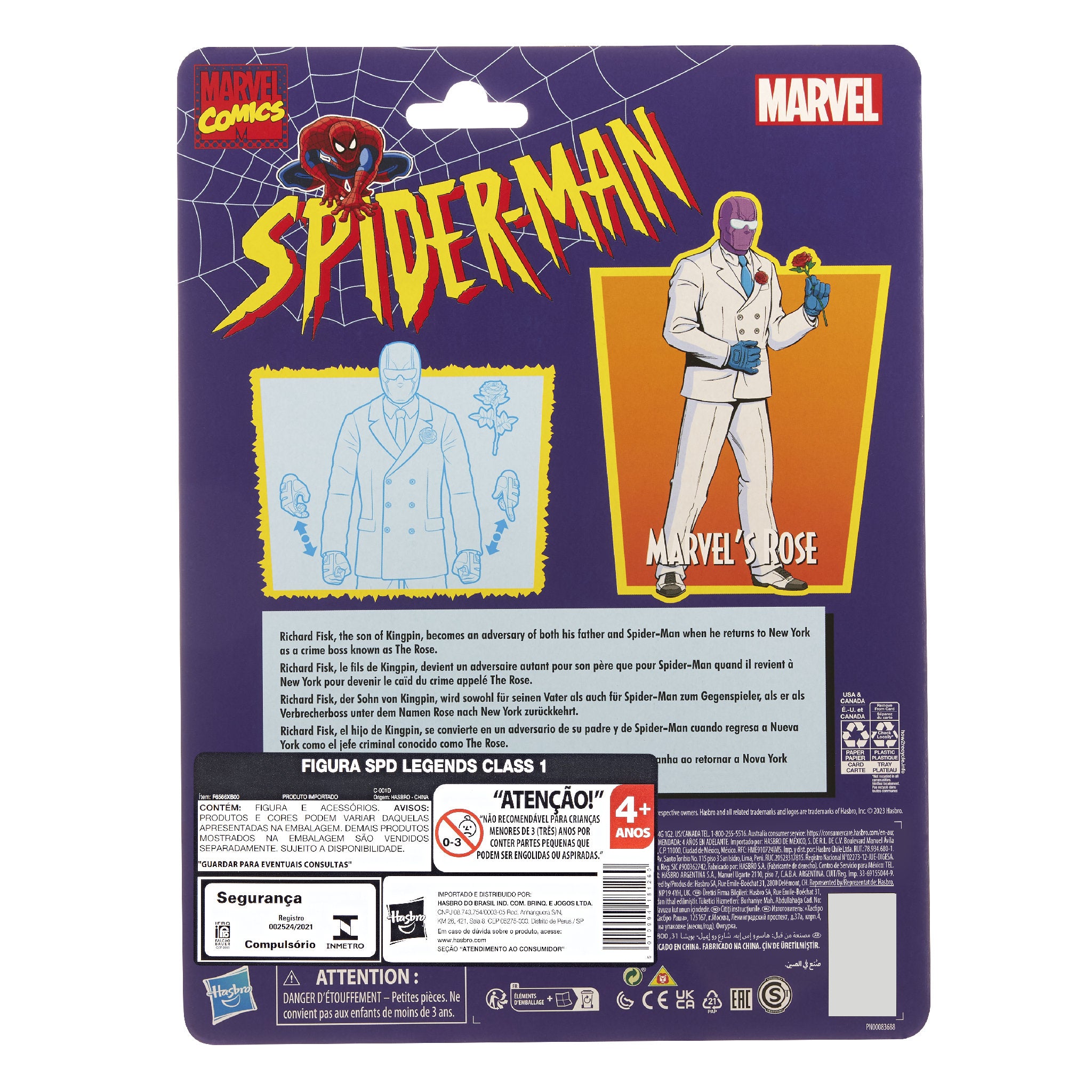 Marvel Spider-Man Legends Series 6 Inch Action Figure - Marvel's Rose