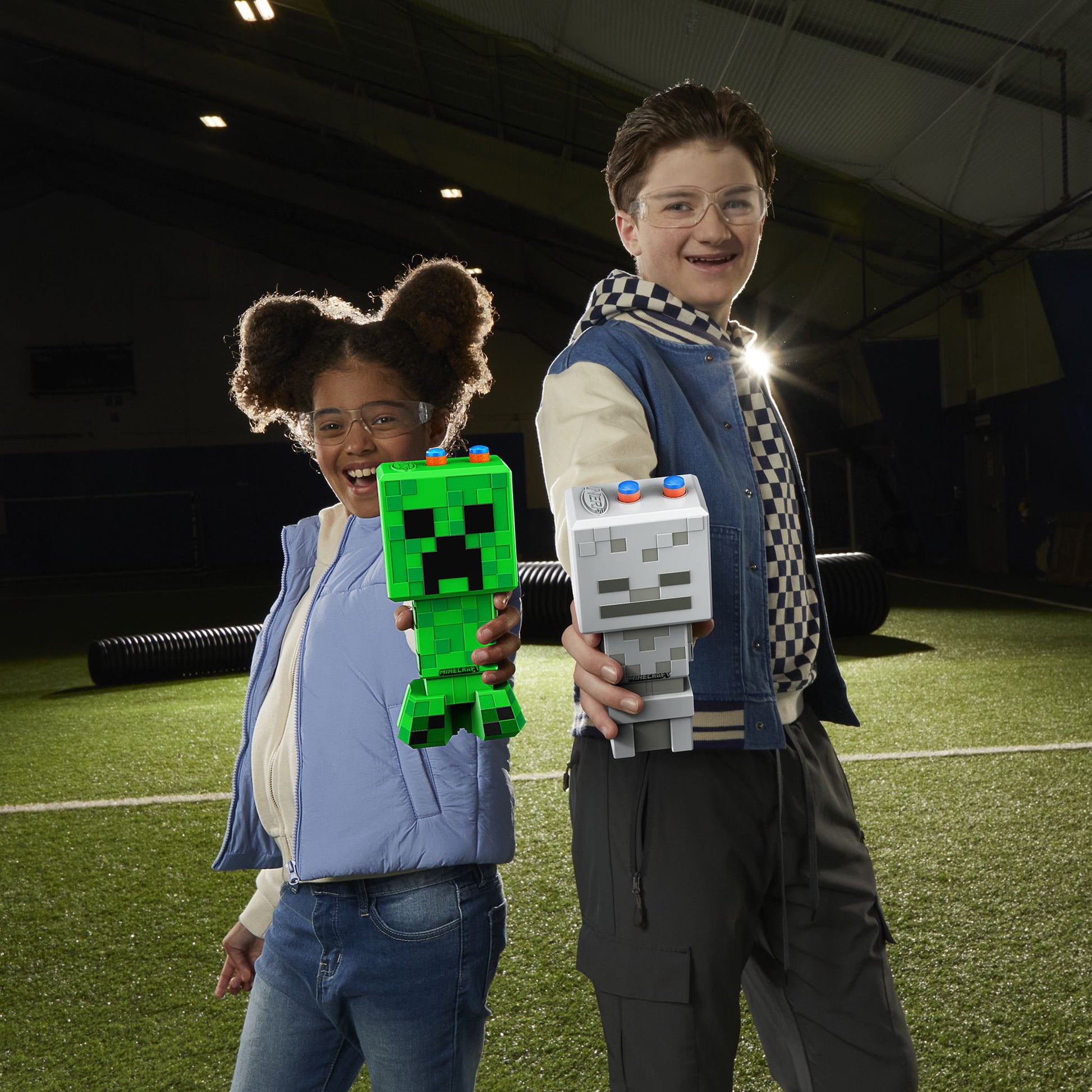 NERF Minecraft Creeper And Skeleton Blaster Pack - Toyworld Australia