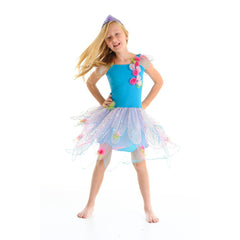 FAIRY GIRLS CRYSTAL FAIRY DRESS TURQUOISE SMALL