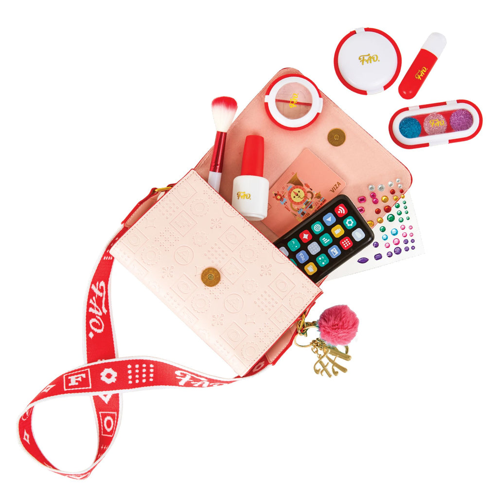 F.A.O. Schwarz Glamour Purse Set With Cell Phone
