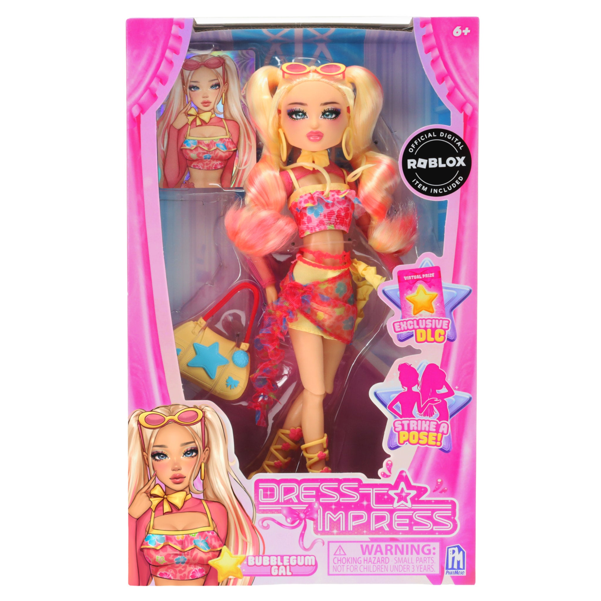 Dress To Impress Fashion Doll - Bubblegam Gal
