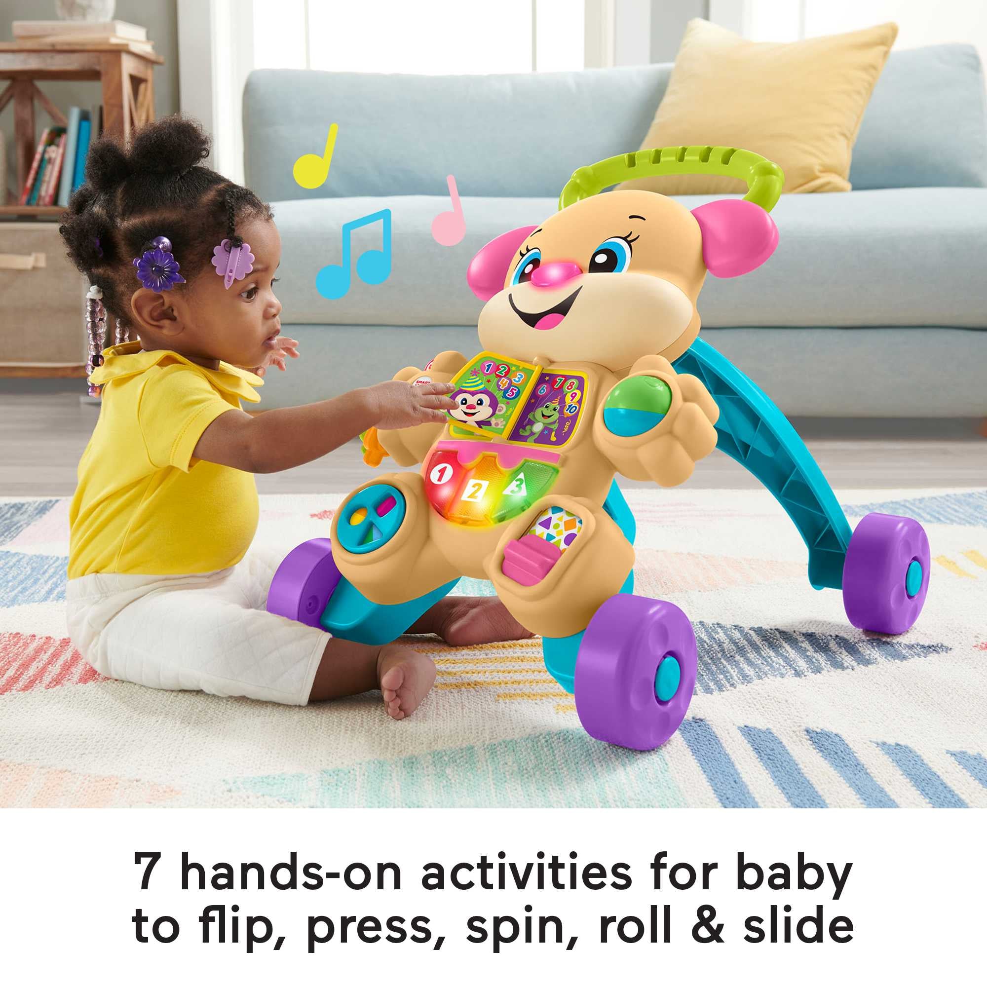 Fisher-Price Laugh & Learn Learn With Puppy Walker Girl