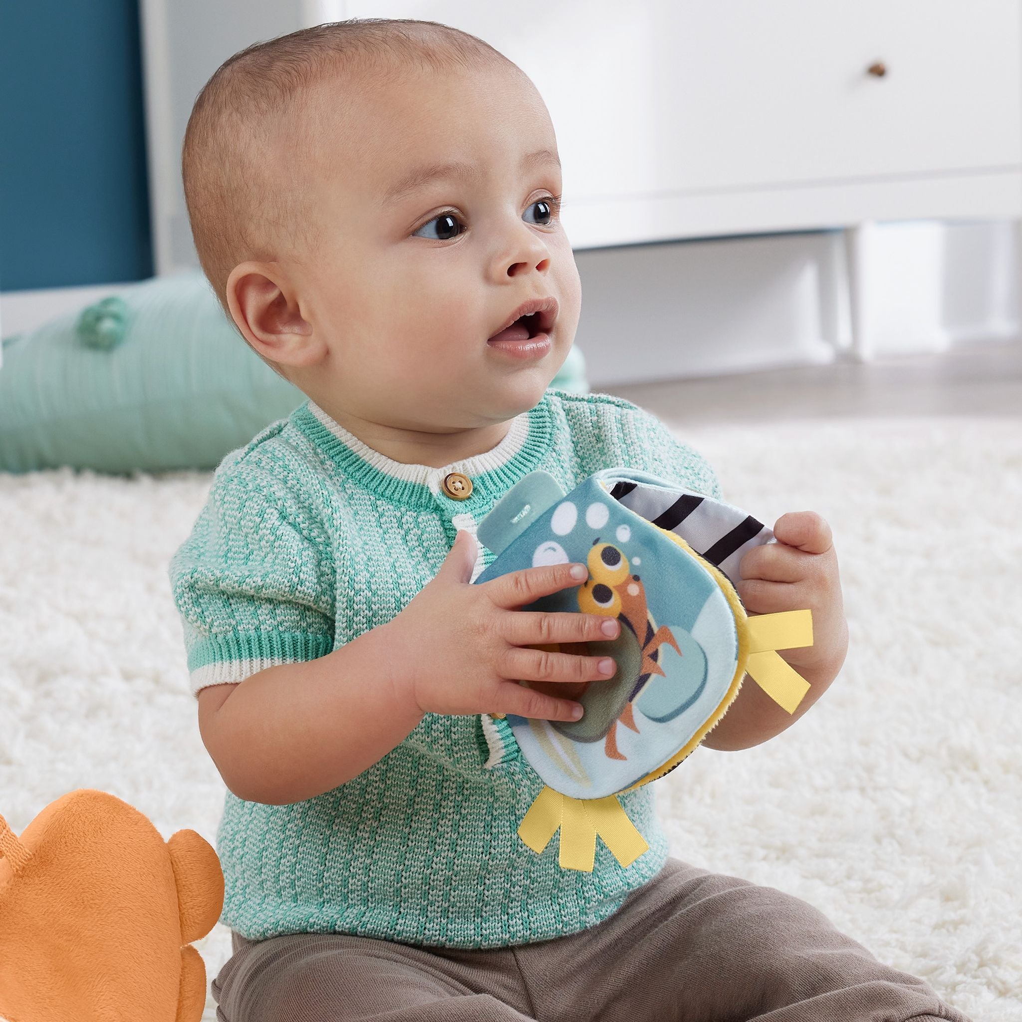 Fisher-Price 2-In-1 Rockin' Tummy Time Otter