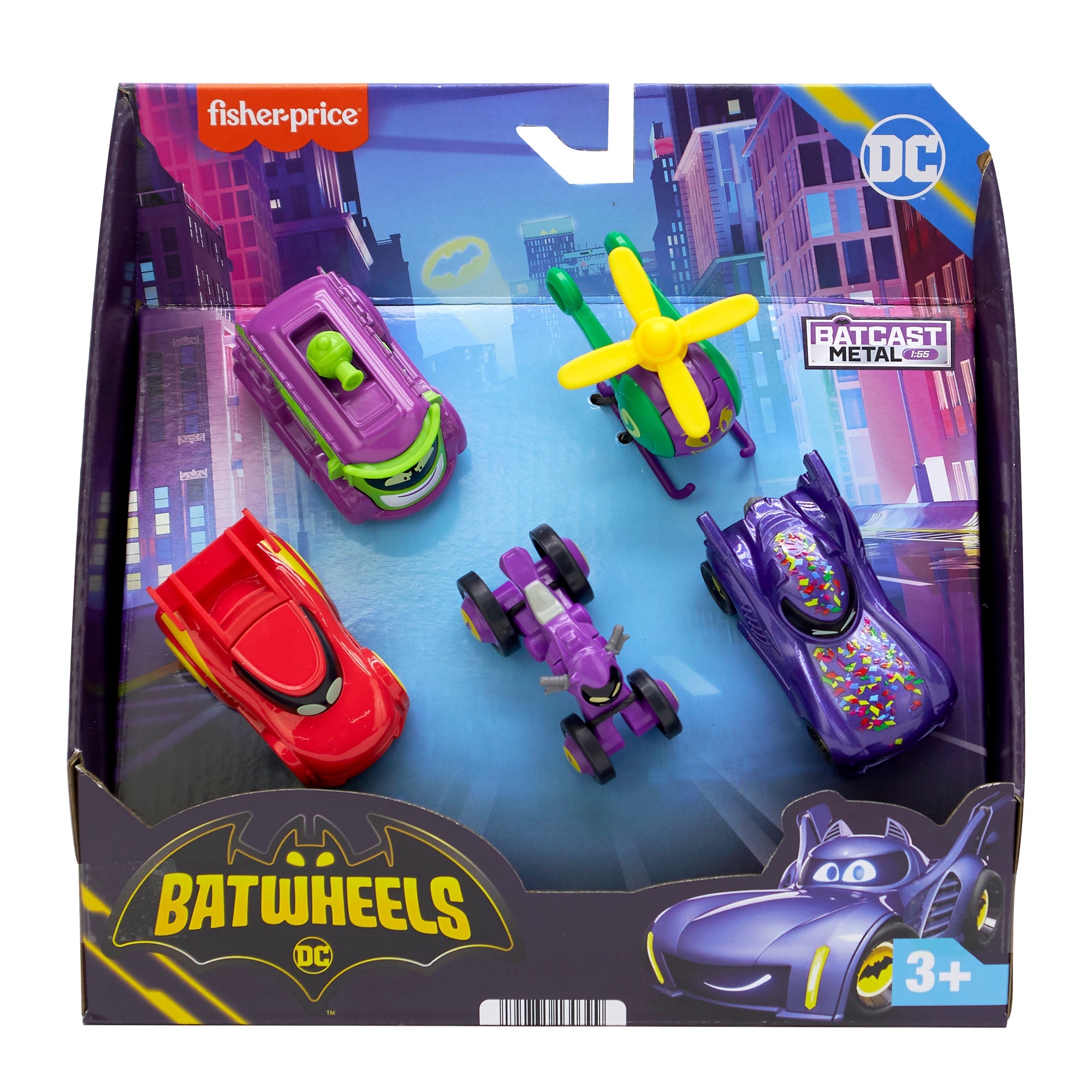 Fisher-Price DC Batwheels Jestah ATV - Véhicule 1:55 Métal - Pour Enfants
