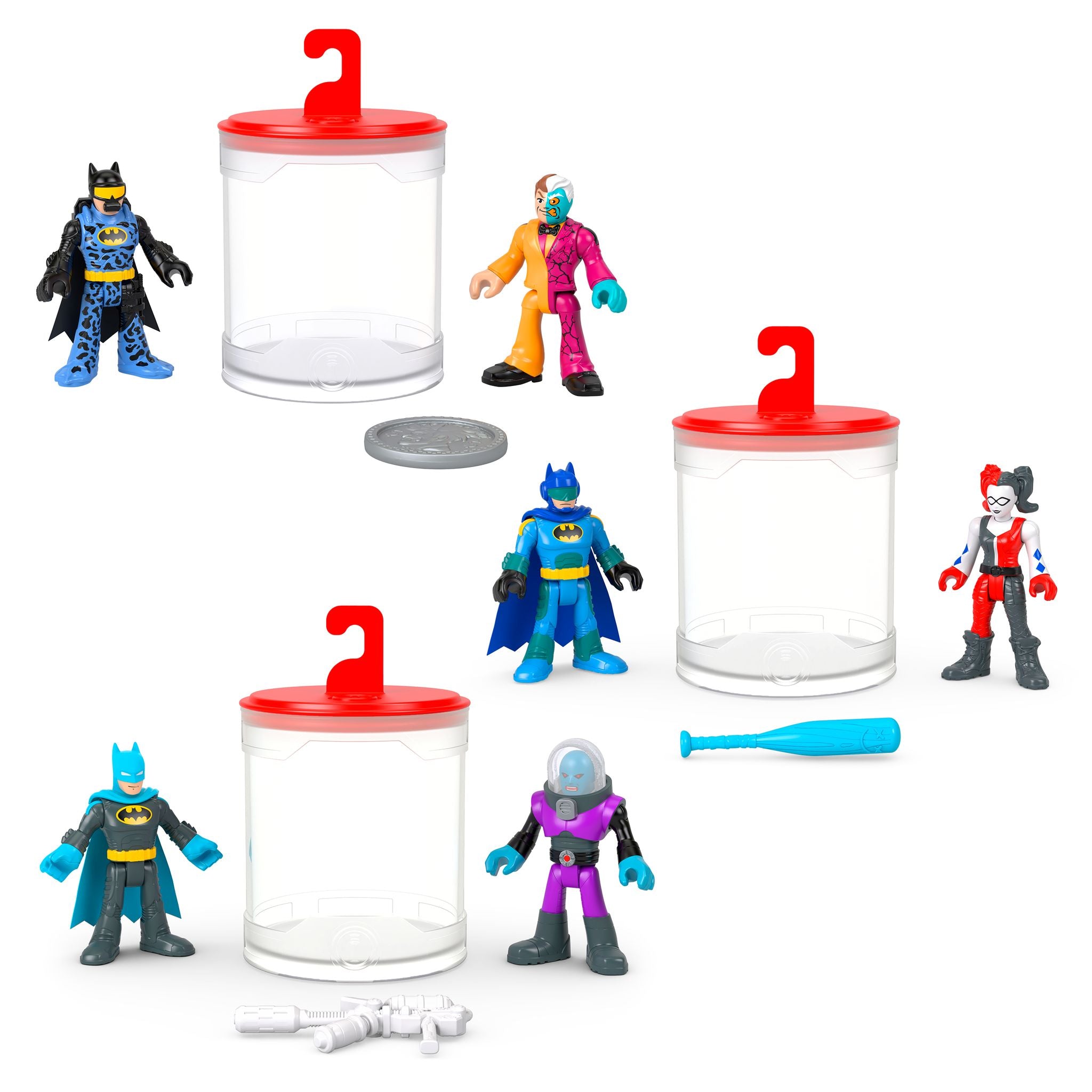 Fisher-Price Imaginext DC Super Friends Color Changers - Batman & Two ...