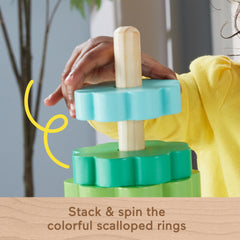 FISHER-PRICE WOODEN RING STACKER