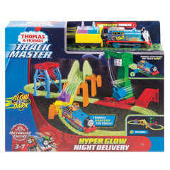 FISHER-PRICE THOMAS & FRIENDS TRACKMASTER HYPER GLOW NIGHT DELIVERY TRACK SET