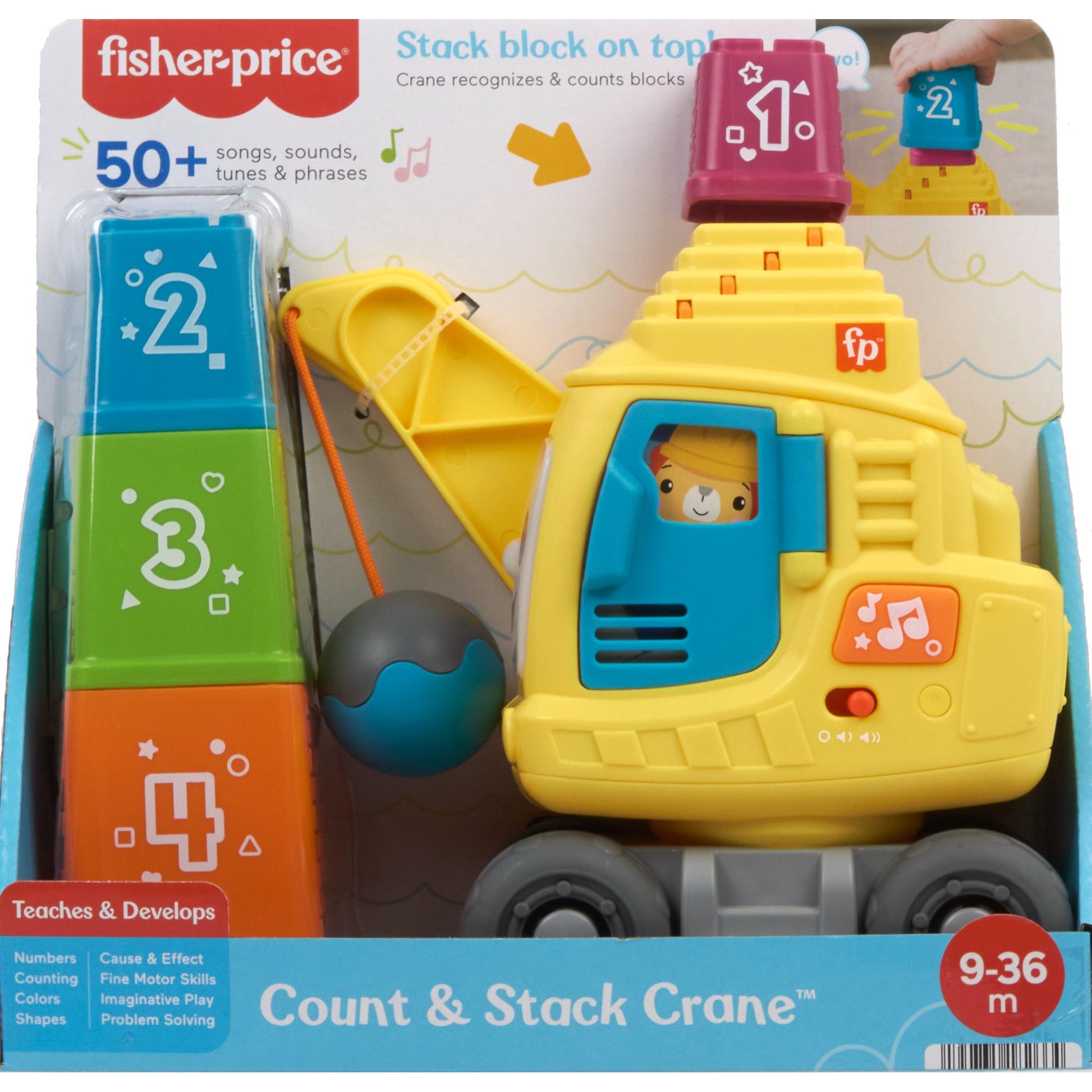Fisher-Price Count & Stack Crane - Toyworld Australia