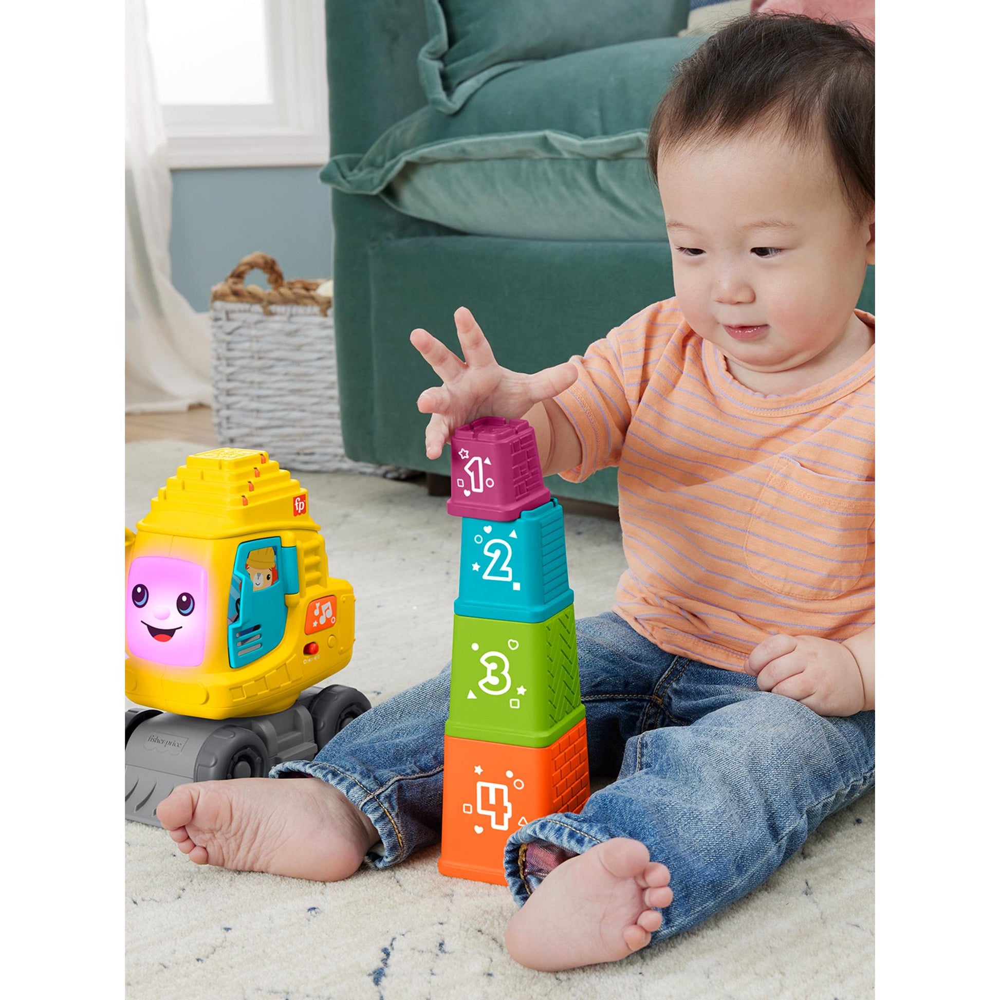 Fisher-Price Count & Stack Crane - Toyworld Australia