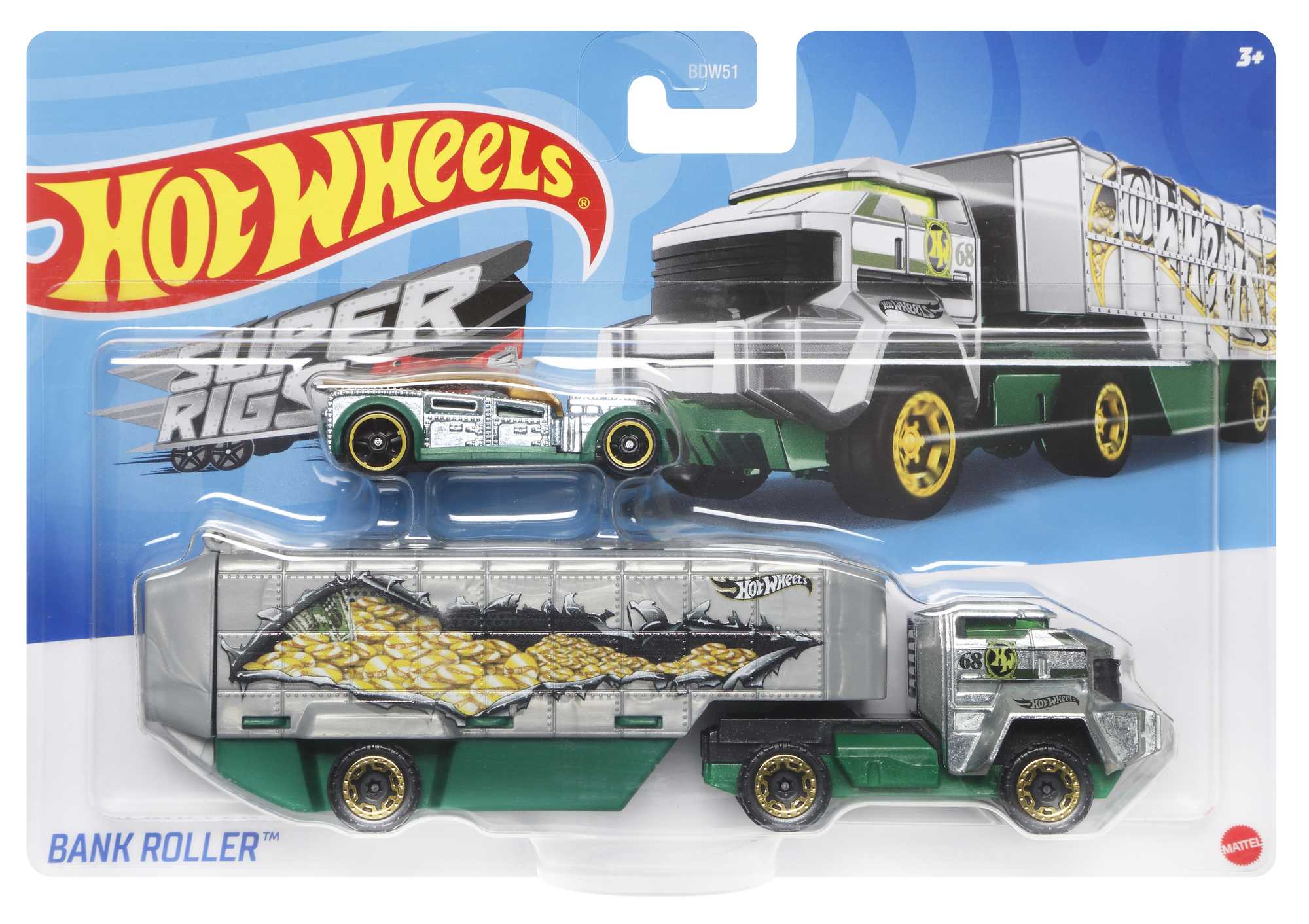 Hot Wheels Super Rigs Transporter Vehicle Assorted Styles