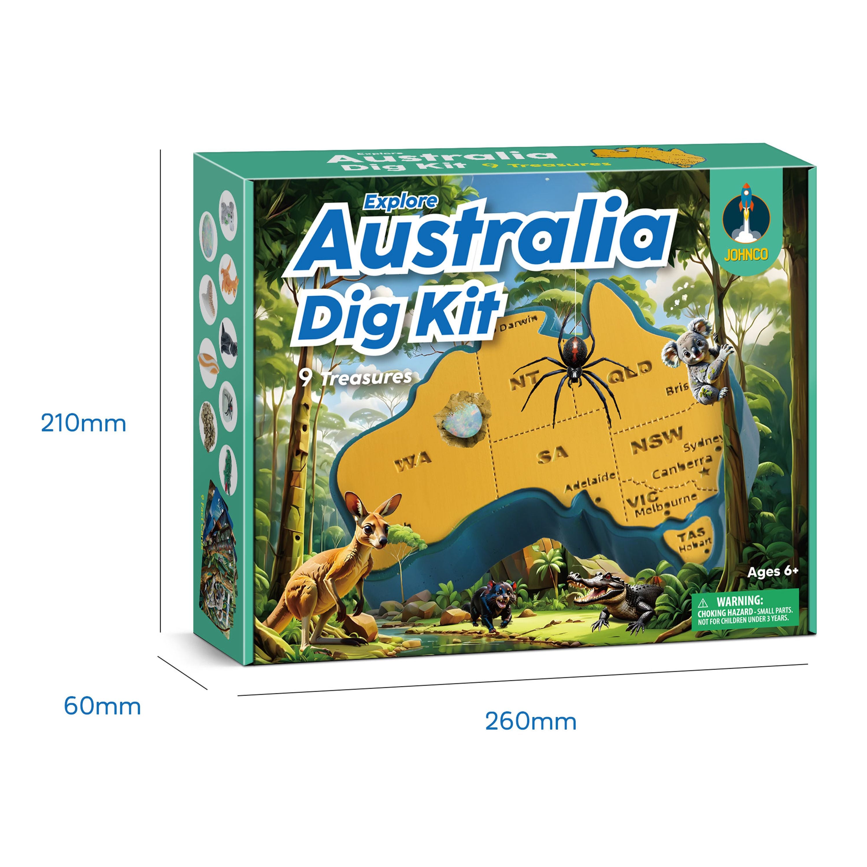 Johnco Explore Australia Dig Kit – Toyworld Australia