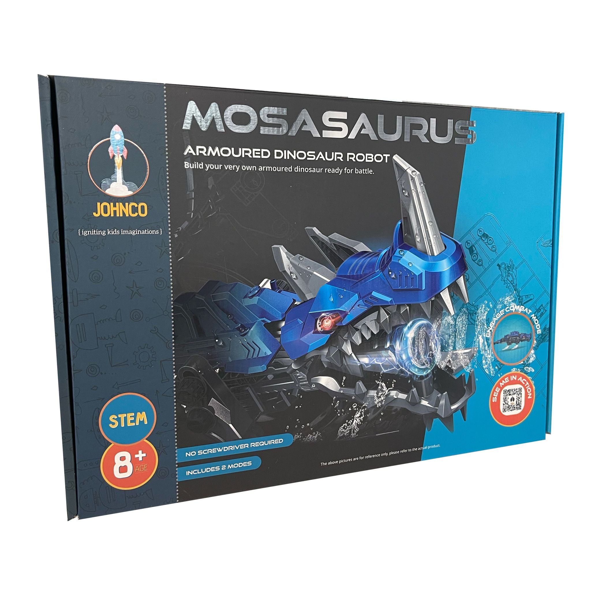 Johnco Mosasaurus Armoured Dinosaur Robot