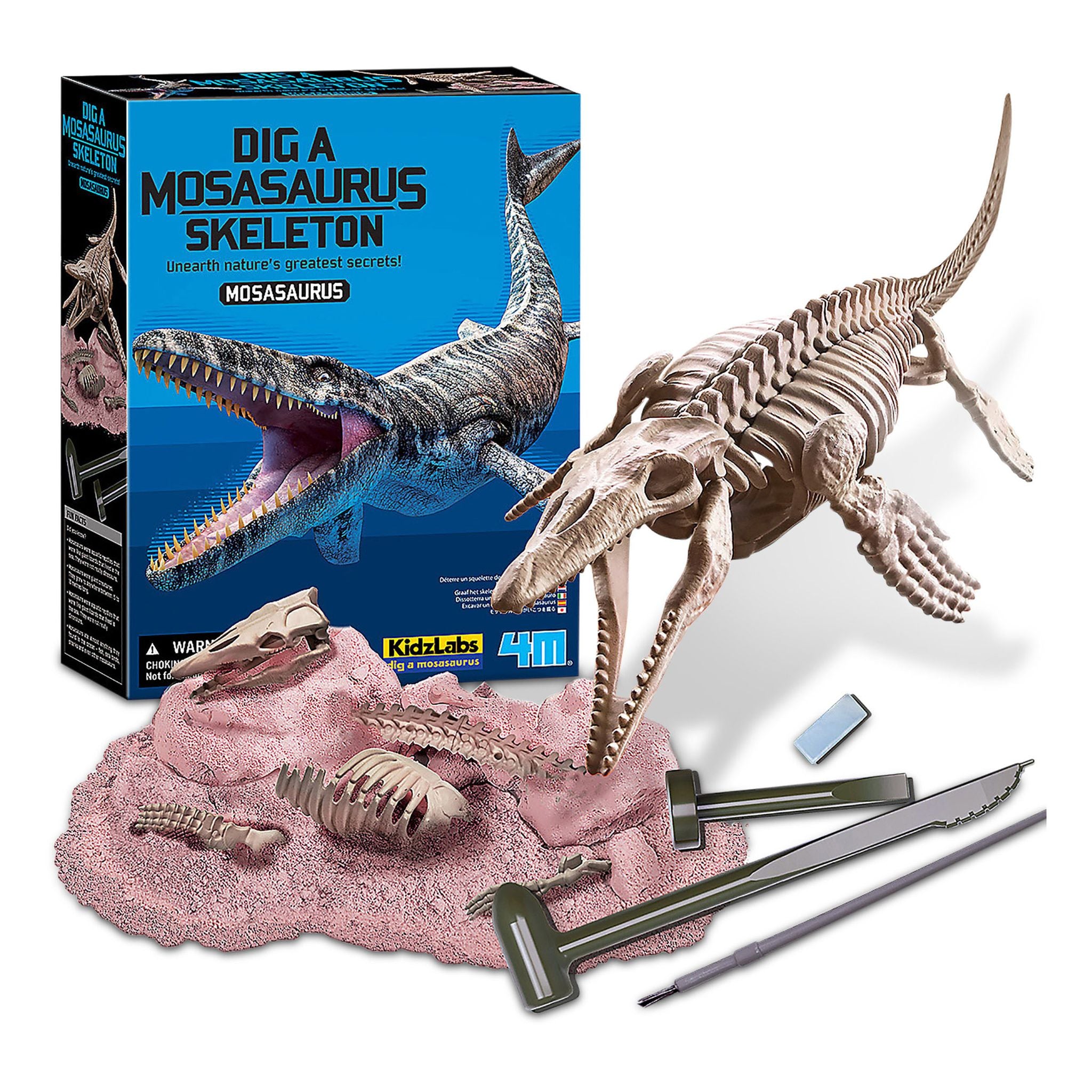4M KidzLabs Dig A Mosasaurus Skeleton