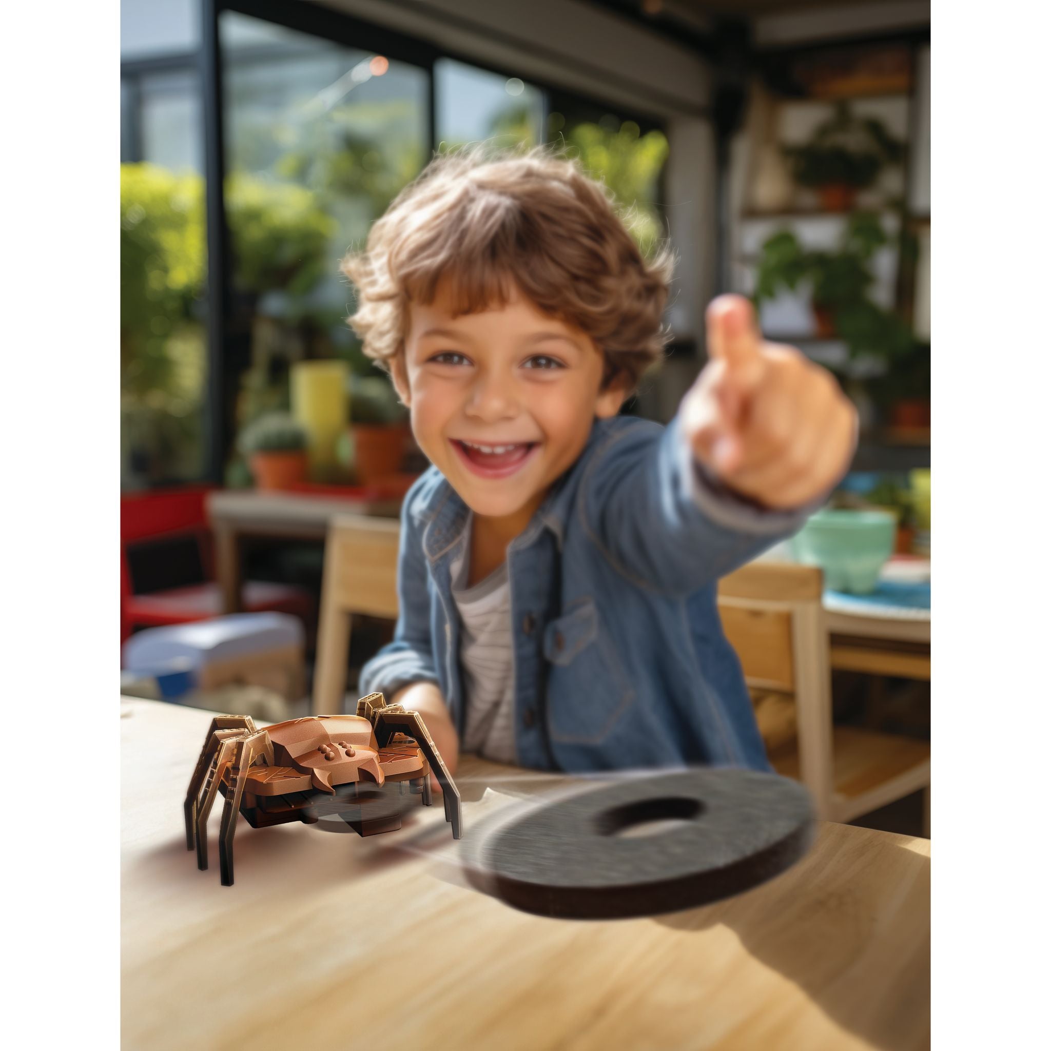 4M KidzRobotix Disc Launcher Spiderbot