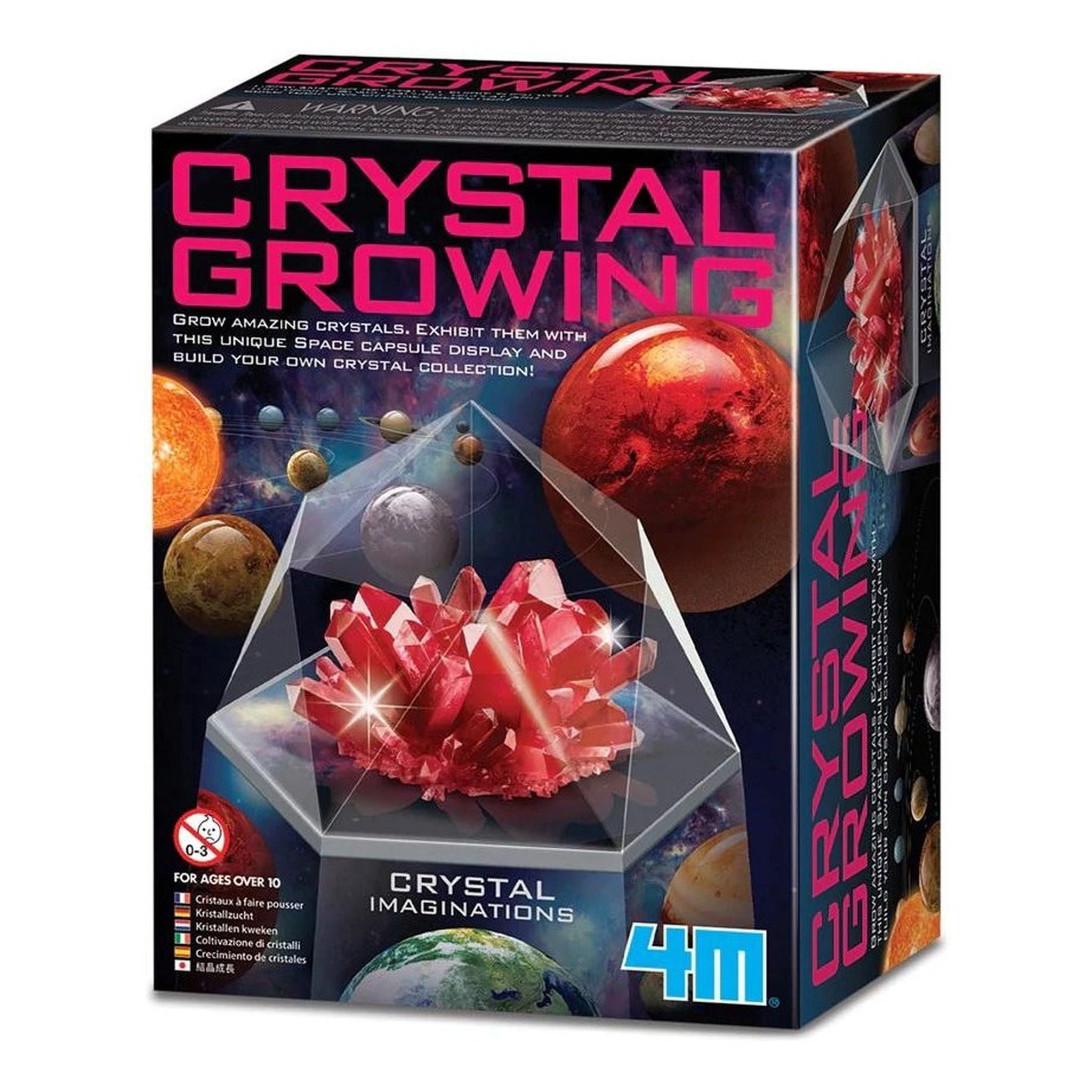 4M Crystal Growing Crystal Imaginations Red