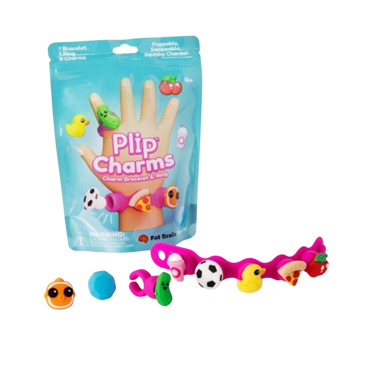 Fat Brain Toys Plip Charms - Pink