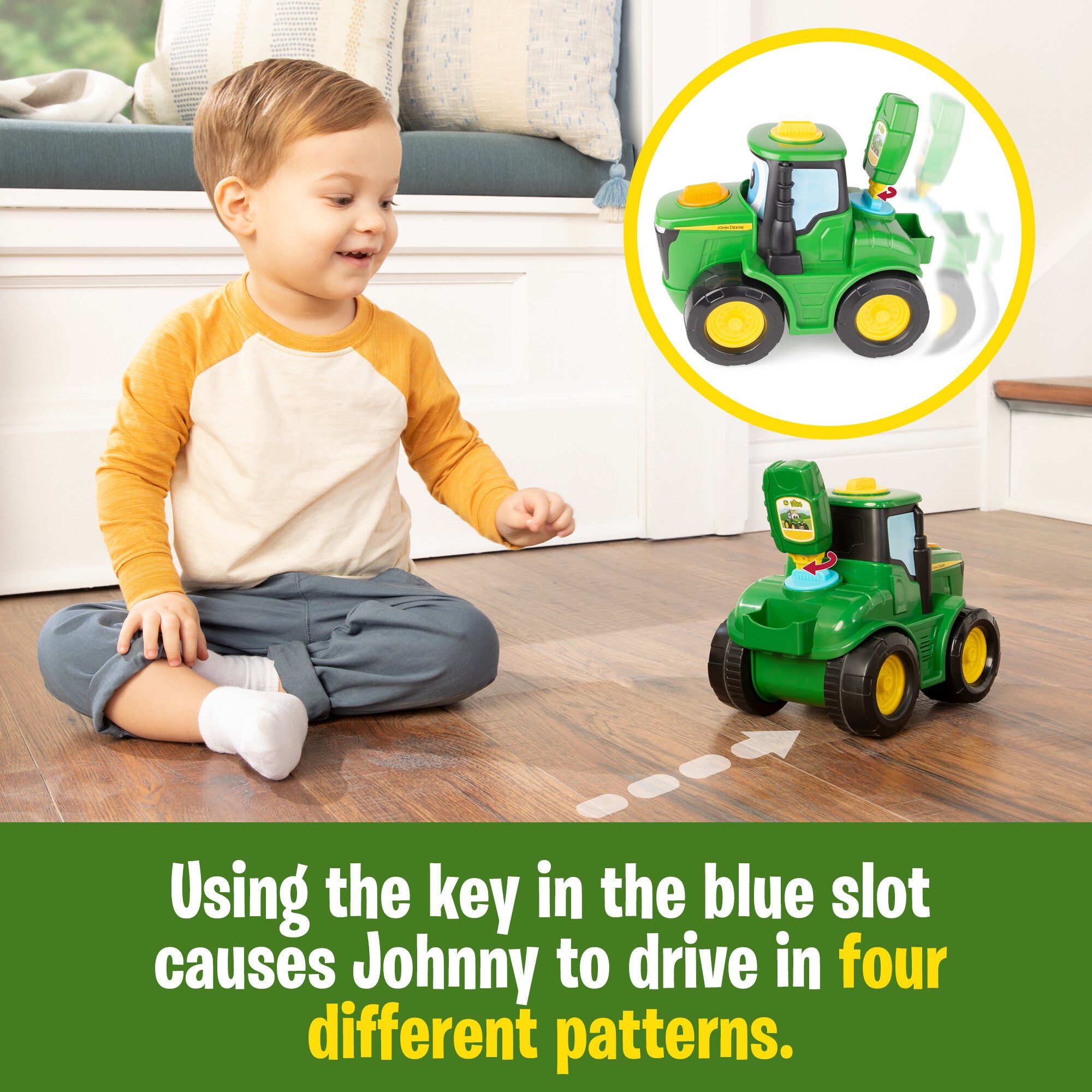 John Deere Key N Go Johnny Tractor