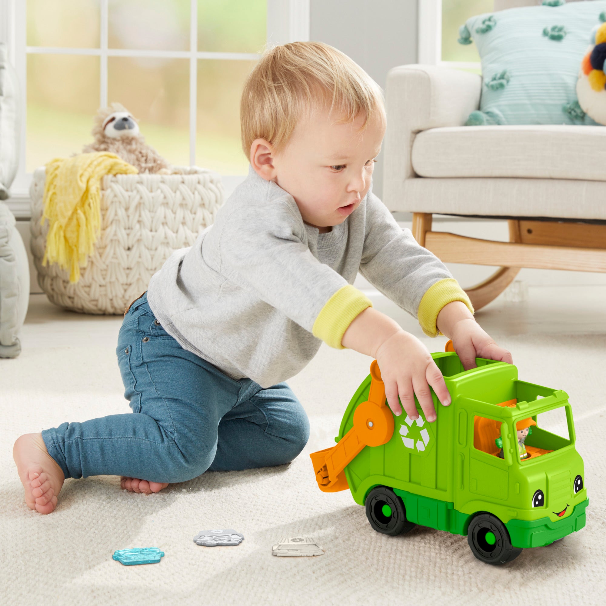 Fisher-Price Little People Large Recycling Truck
