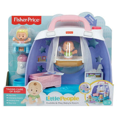 FISHER-PRICE LITTLE PEOPLE SNUGGLE TWINS LARGE PLAYSET CUDDLE & PLAY NURSERY