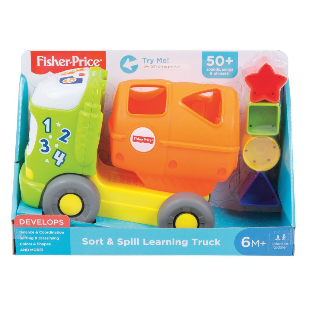 FISHER-PRICE SORT & SPILL LEARNING TRUCK