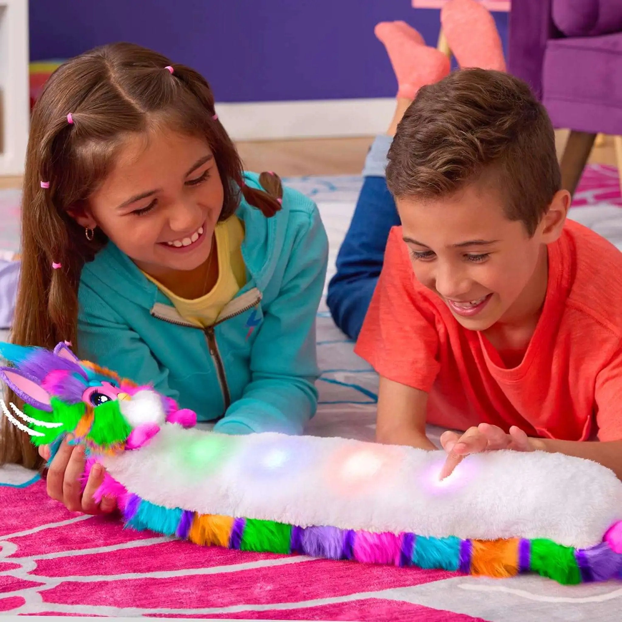 Furby Interactive Plush DJ Furby Neon Star