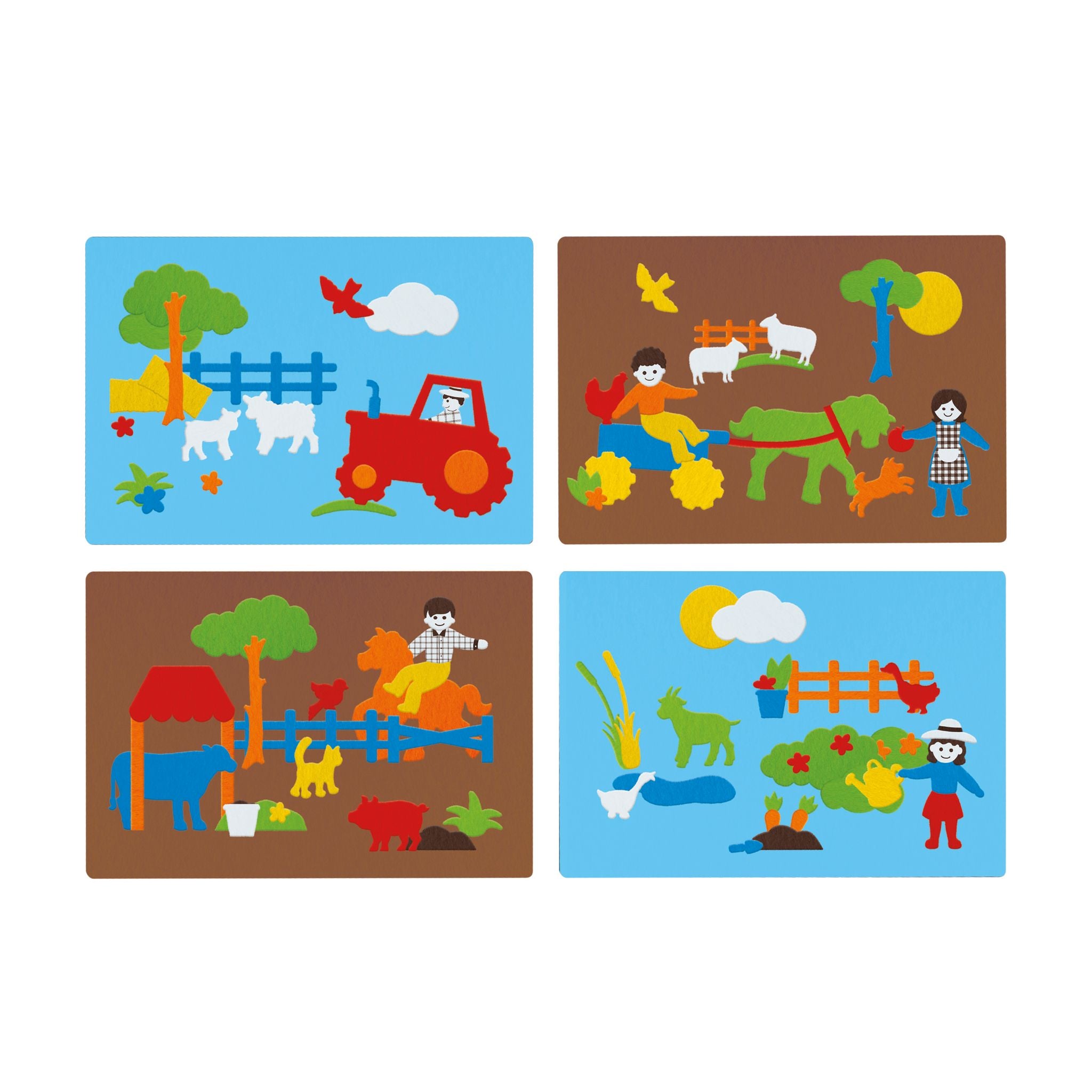 Fuzzy Felt Classic - Farm Yard