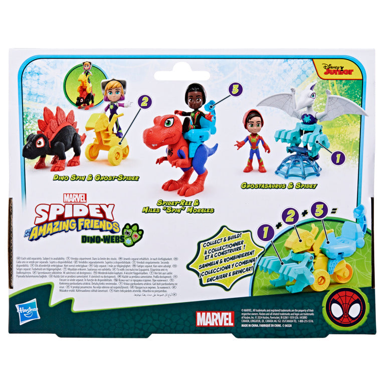 Marvel Spidey And His Amazing Friends Dino-Webs Ghostasaurus & Spidey