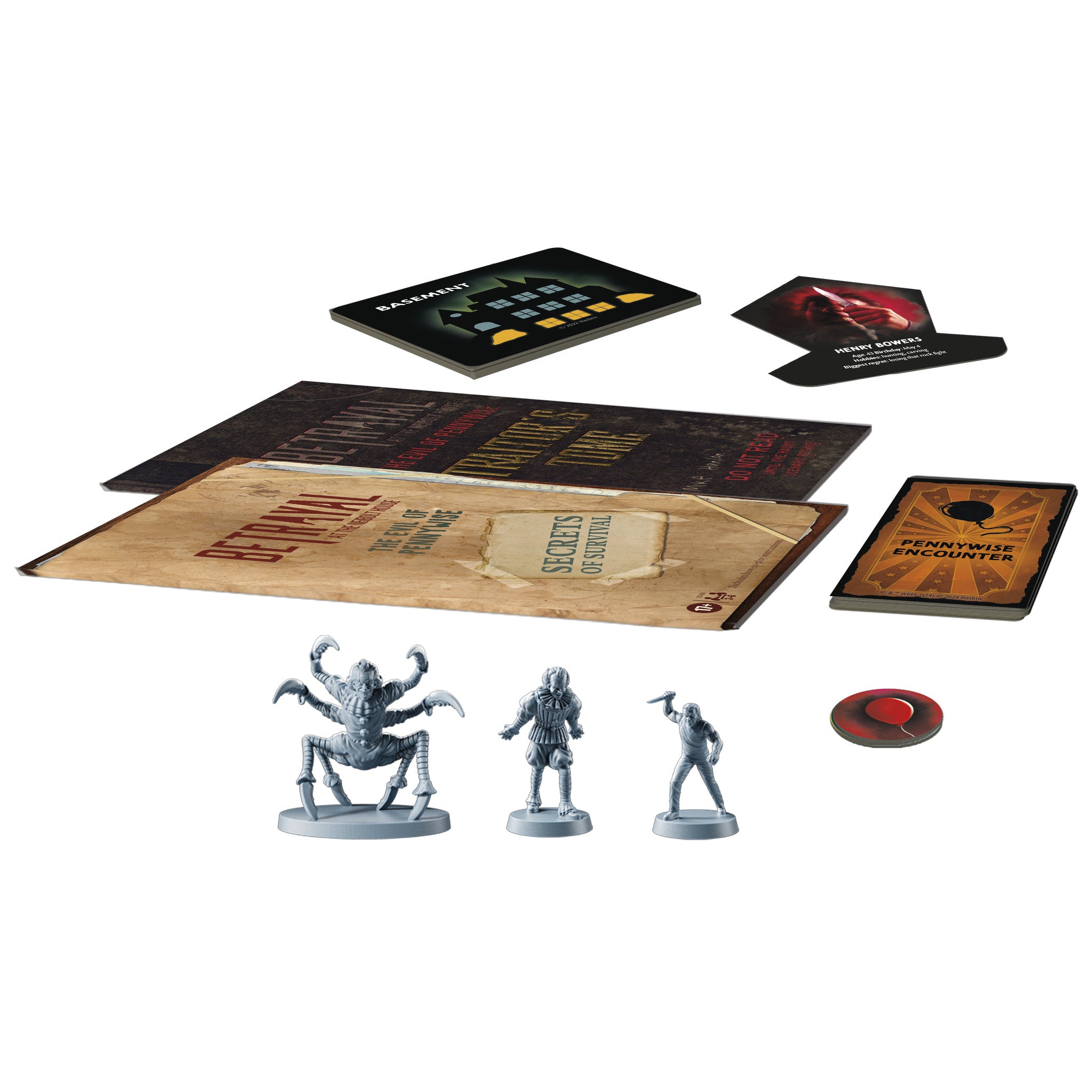 Hasbro Gaming Avalon Hill Betrayal The Evil of Pennywise Board Game