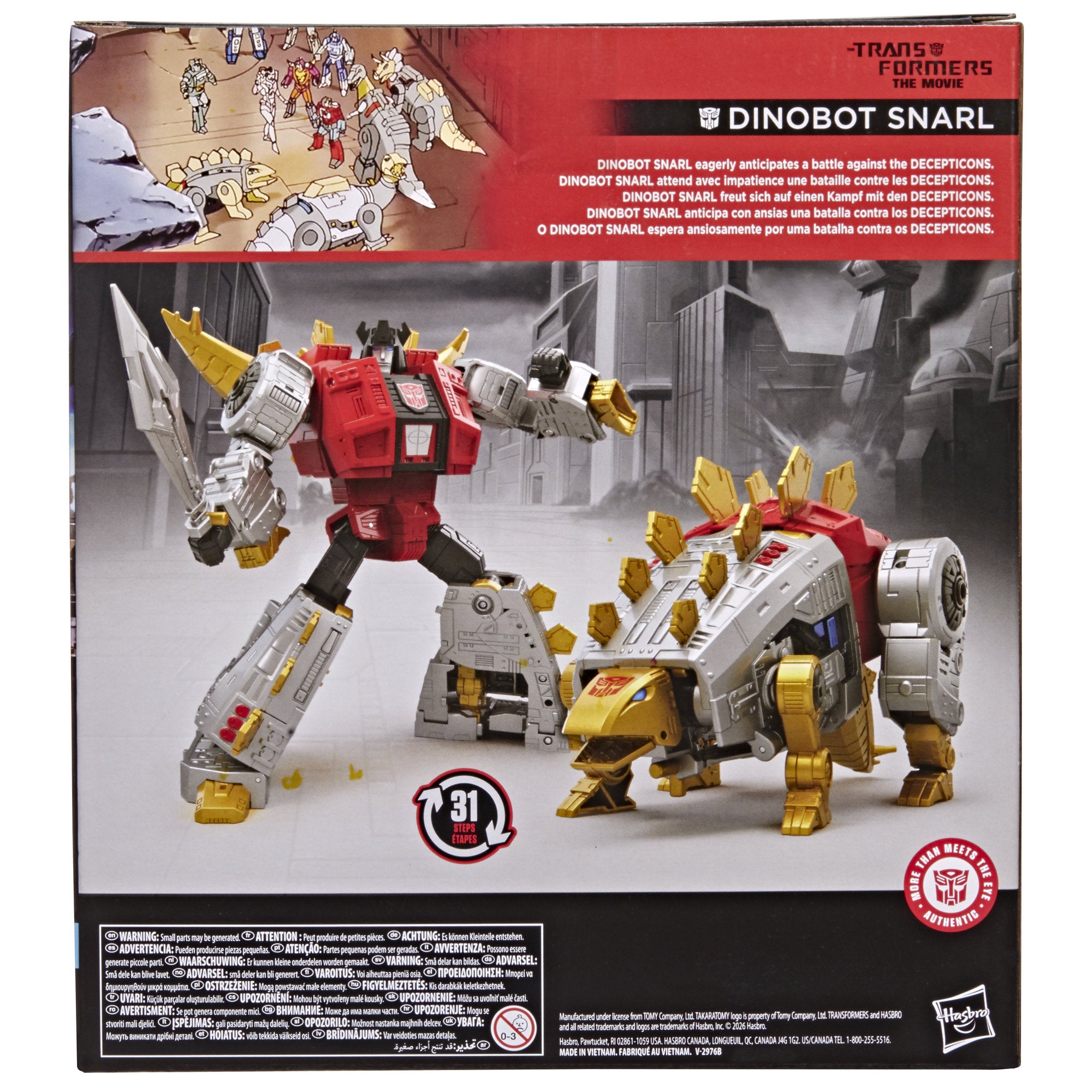 Transformers Generation Studio Series Leader Class 8.5 Inch Dinobot Snarl