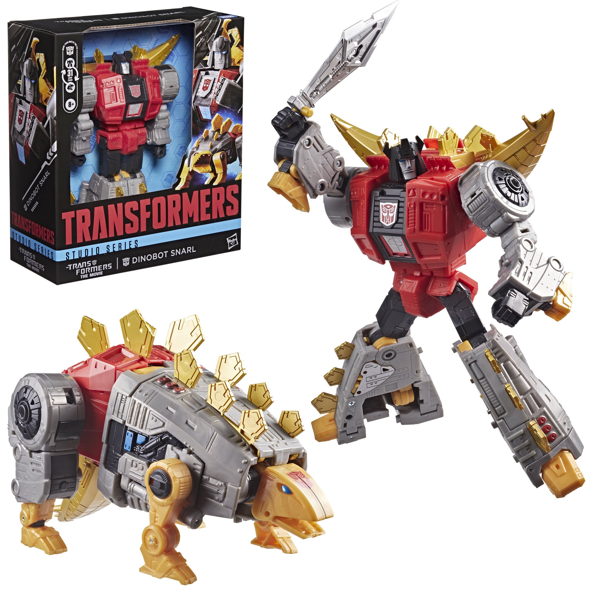 Transformers Generation Studio Series Leader Class 8.5 Inch Dinobot Snarl