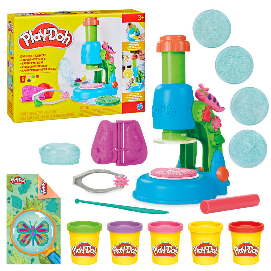 Play-Doh Light And Look Microscope - Toyworld Australia
