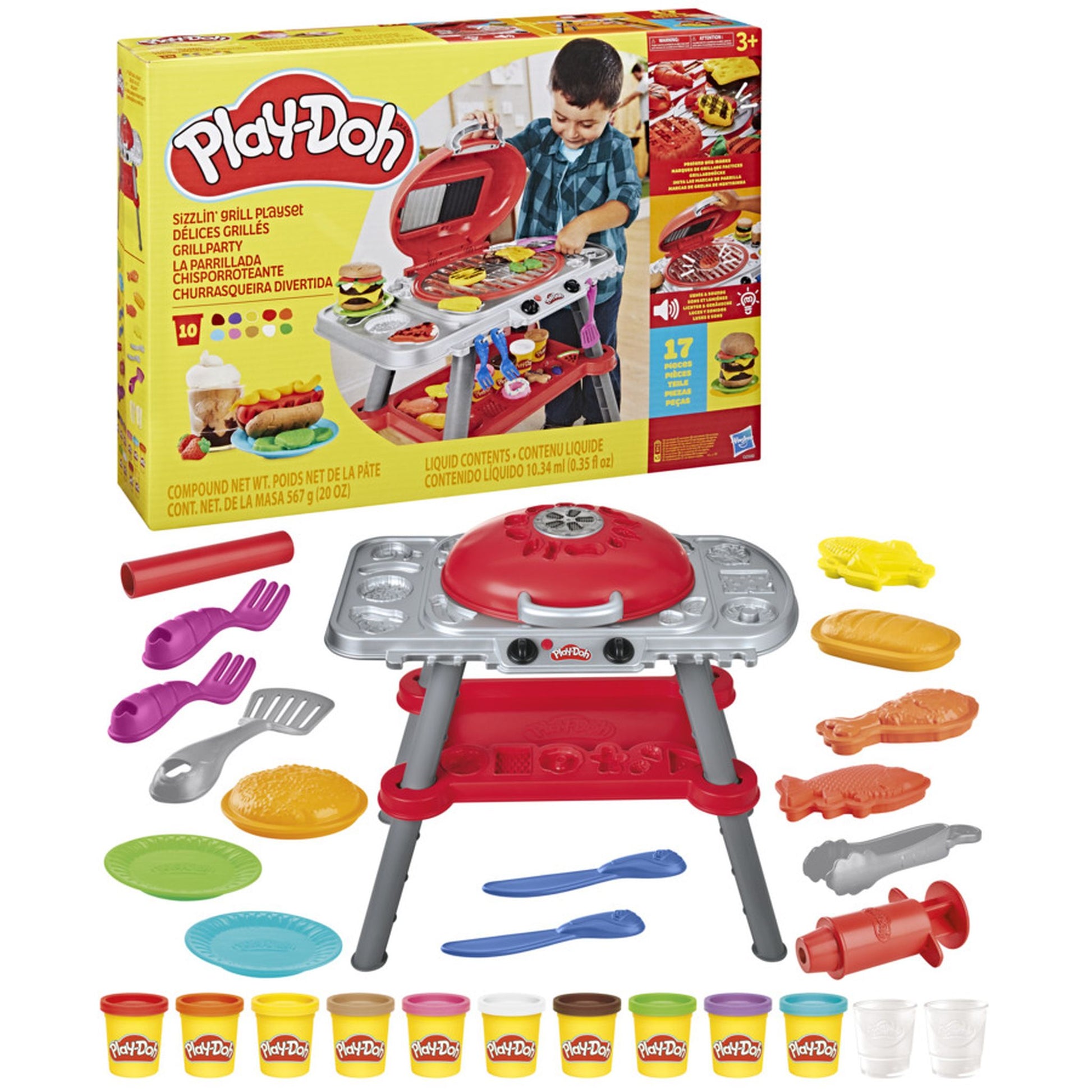 Play-Doh Sizzlin Grill Playset - Toyworld Australia
