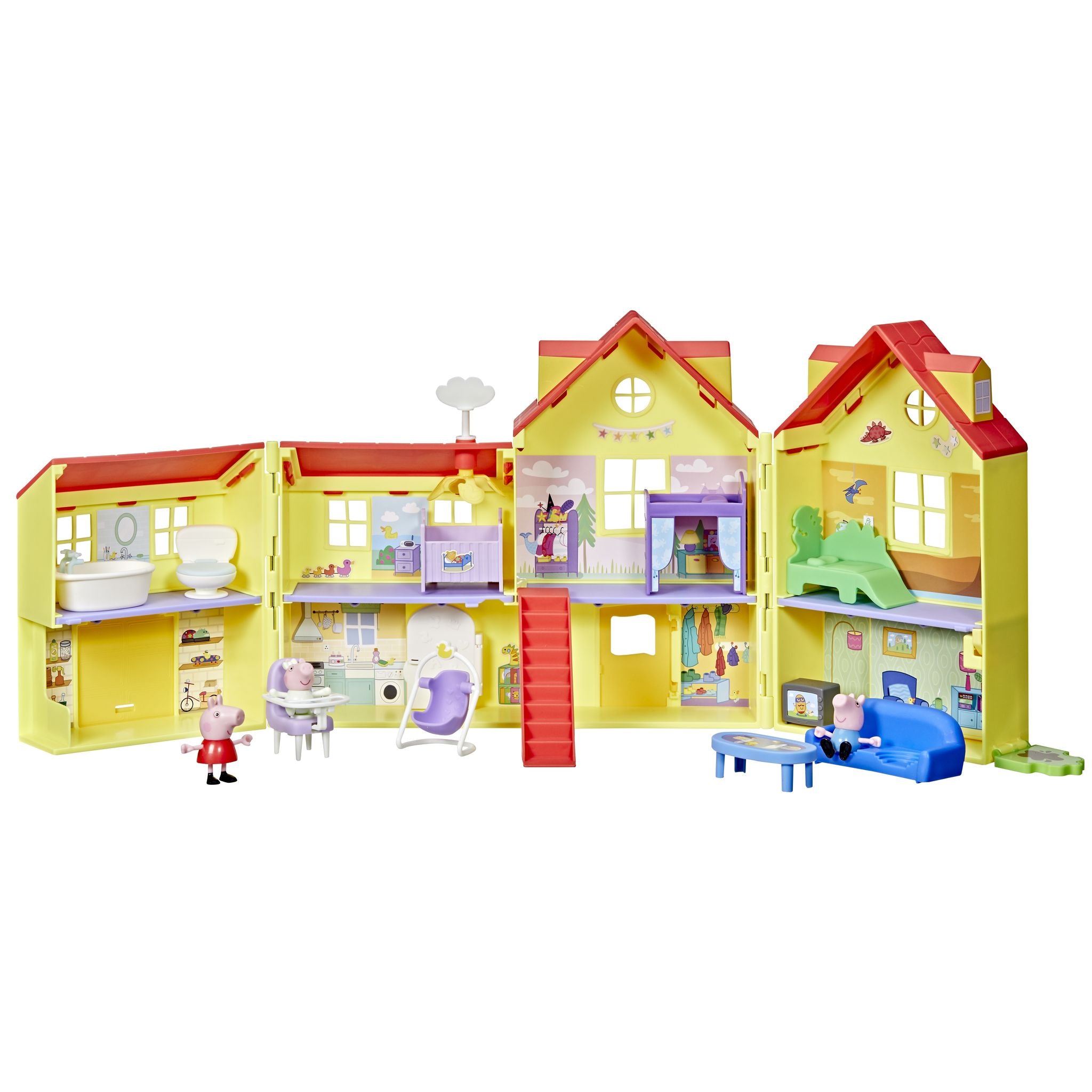Peppa Pig Peppa's Big Family Fold Out House