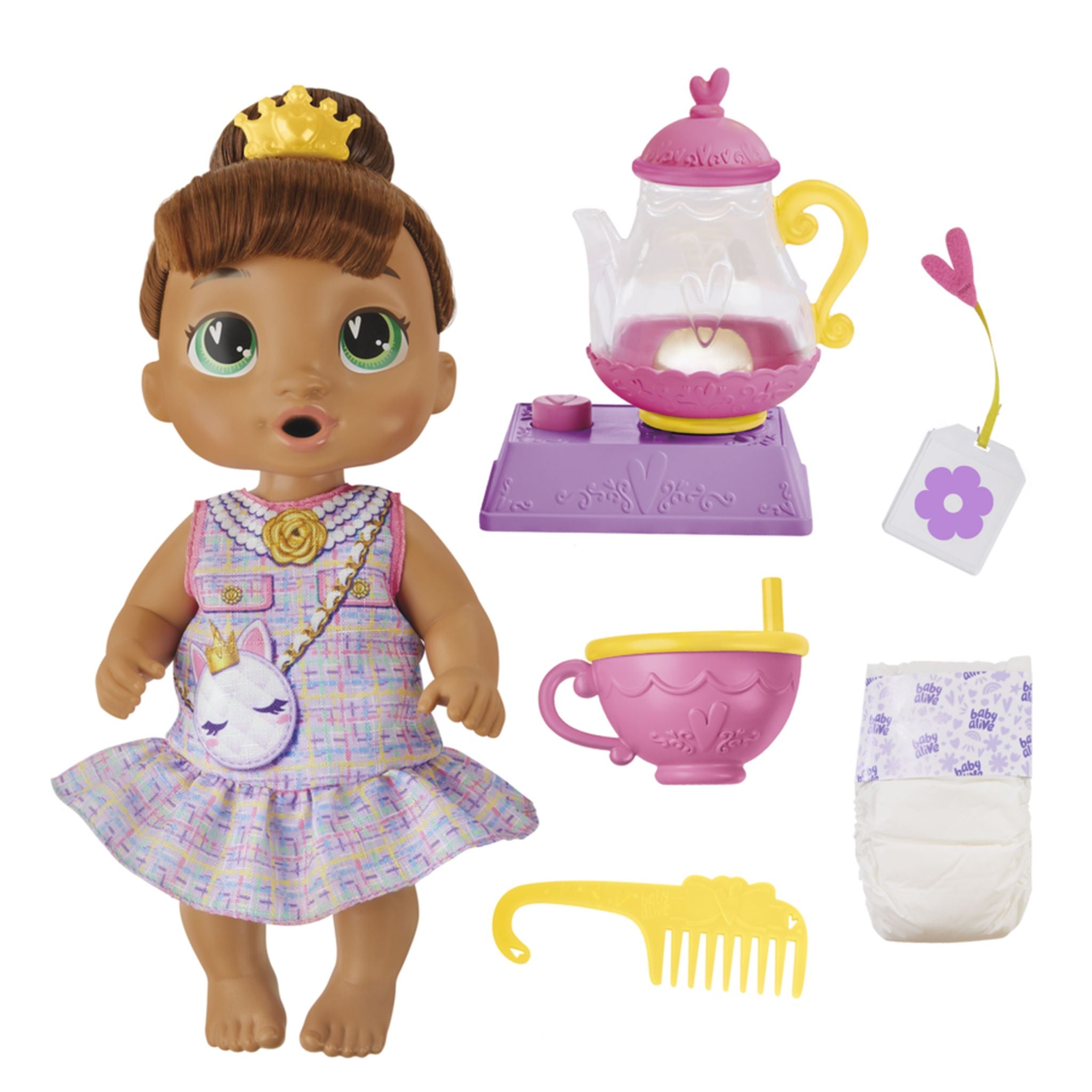 Baby Alive Bubbly Tea Party Doll & Playset - Sophia Sparkle