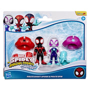 Marvel Spidey and His Amazing Friends 3 Inch Water-Webs 2 Pack Figure - Pirate Spin & Pirate Ghost-Spider
