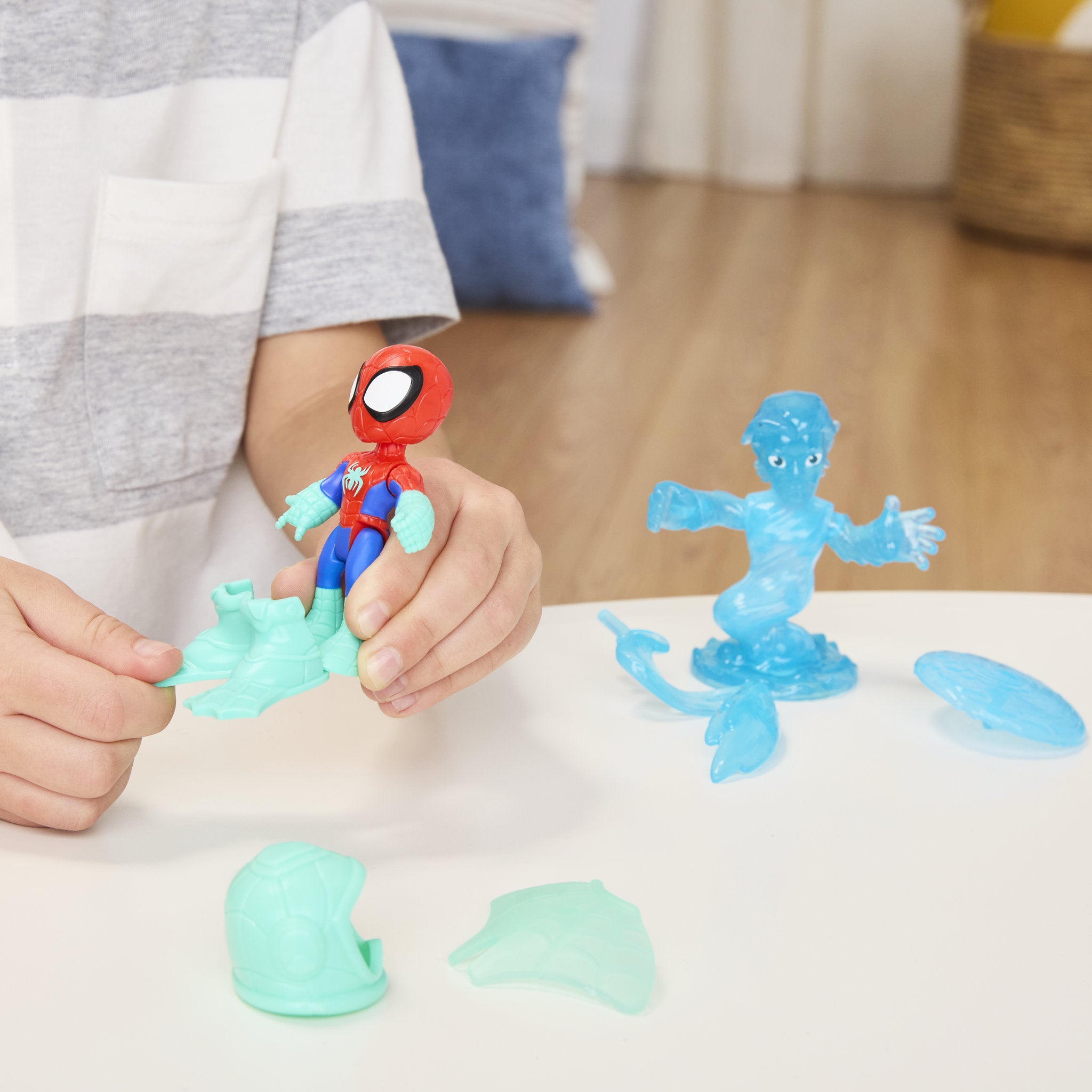 Marvel Spidey and His Amazing Friends 3 Inch Water-Webs Figure 2 Pack - Spidey & Hydro-Man