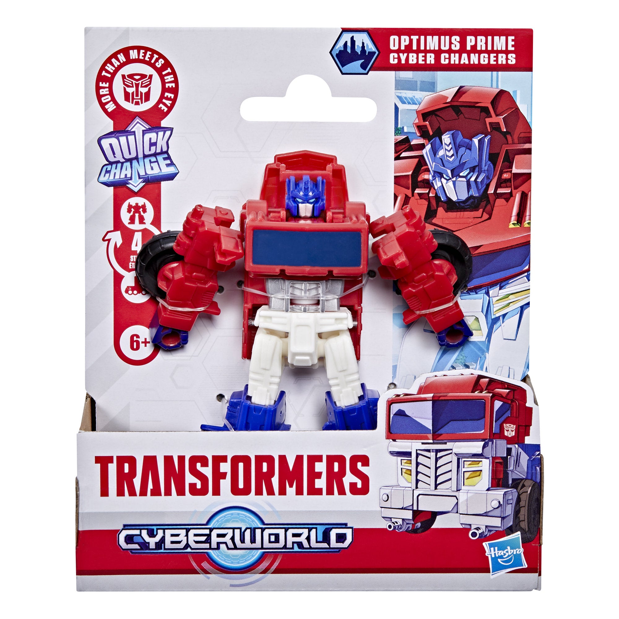 Transformers Cyberworld Armored Cyber Changers - Optimus Prime