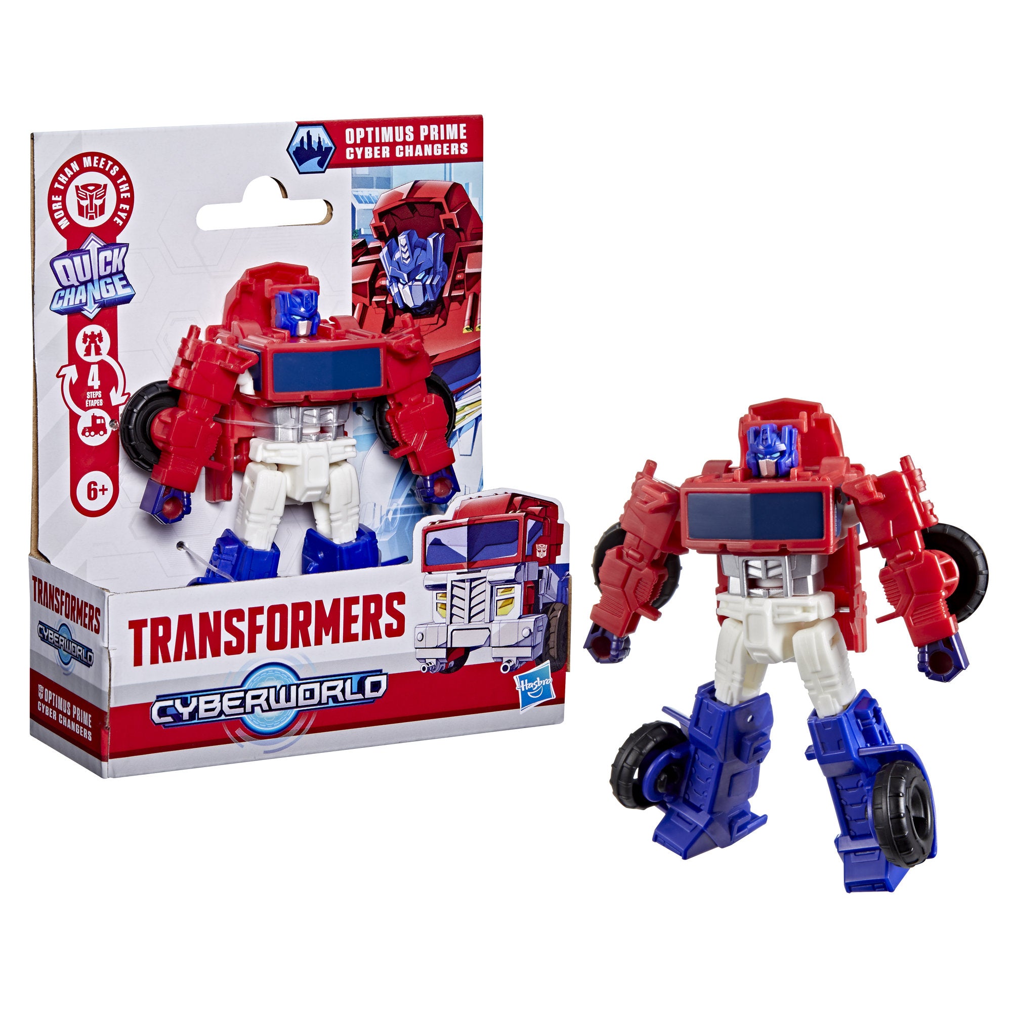 Transformers Cyberworld Armored Cyber Changers - Optimus Prime
