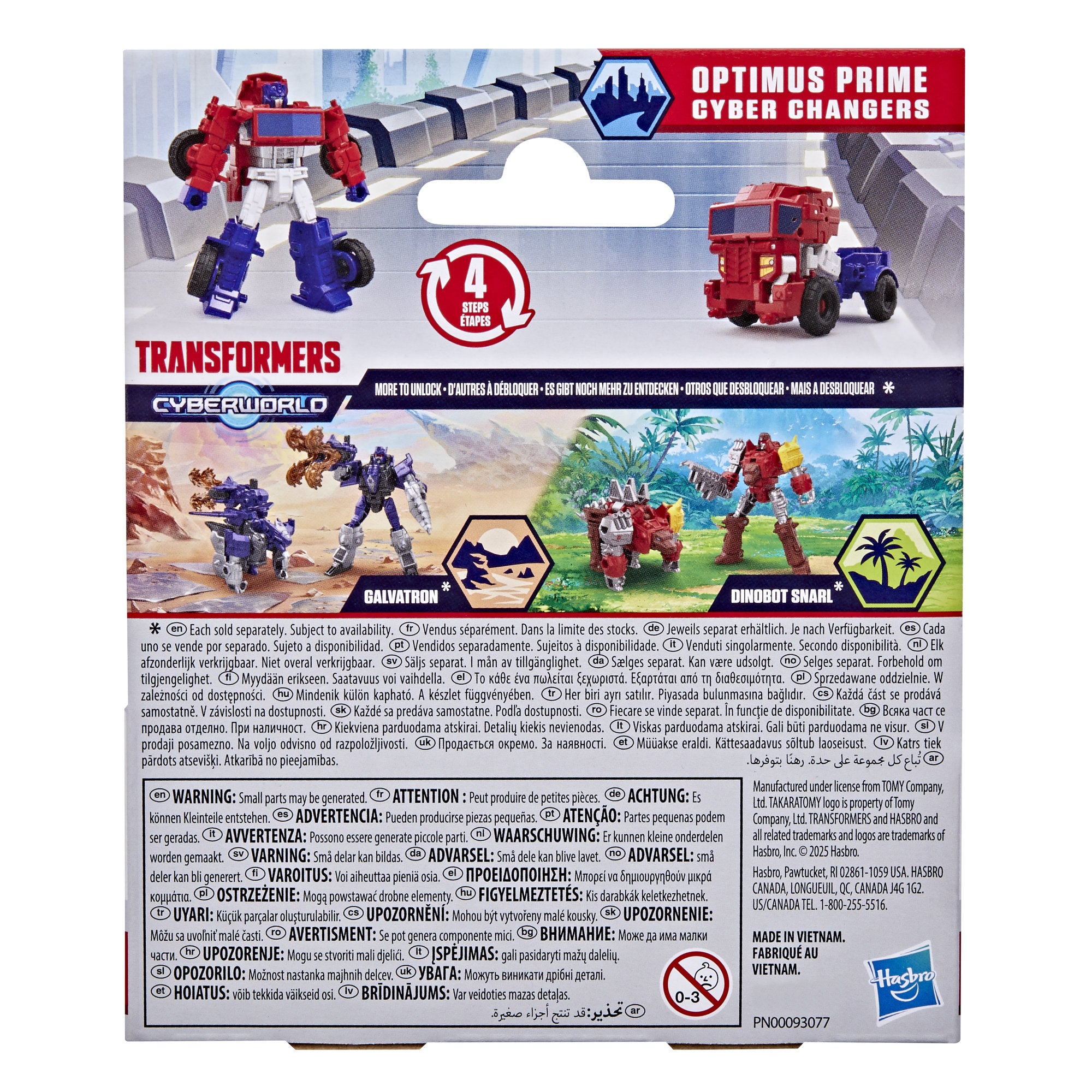 Transformers Cyberworld Armored Cyber Changers - Optimus Prime