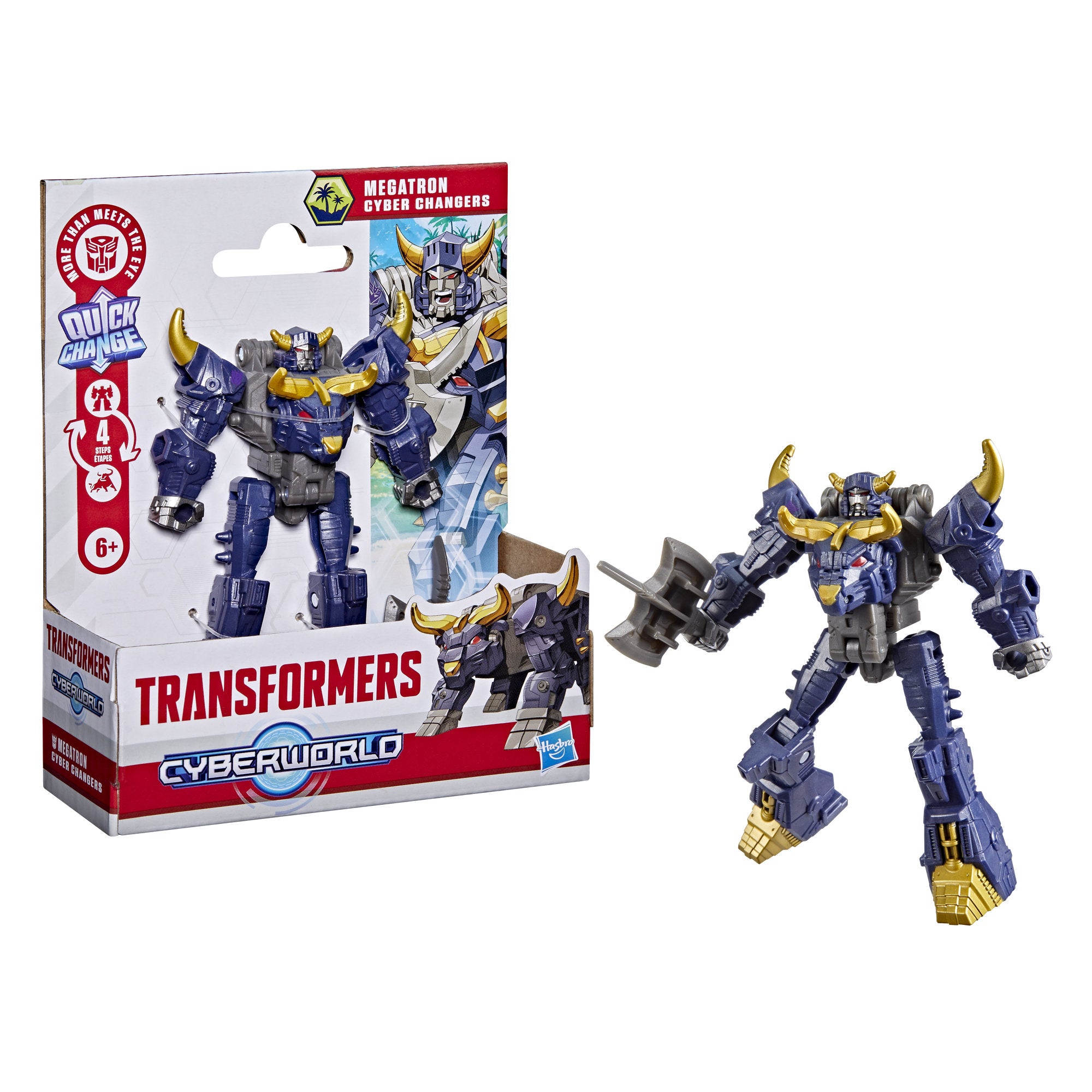 Transformers Cyberworld Armored Cyber Changers - Megatron Bull