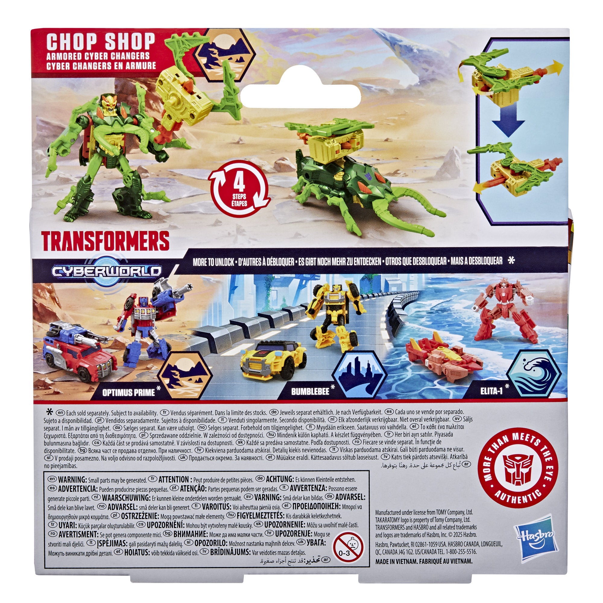 Transformers Cyberworld Armored Cyber Changers - Chop Shop