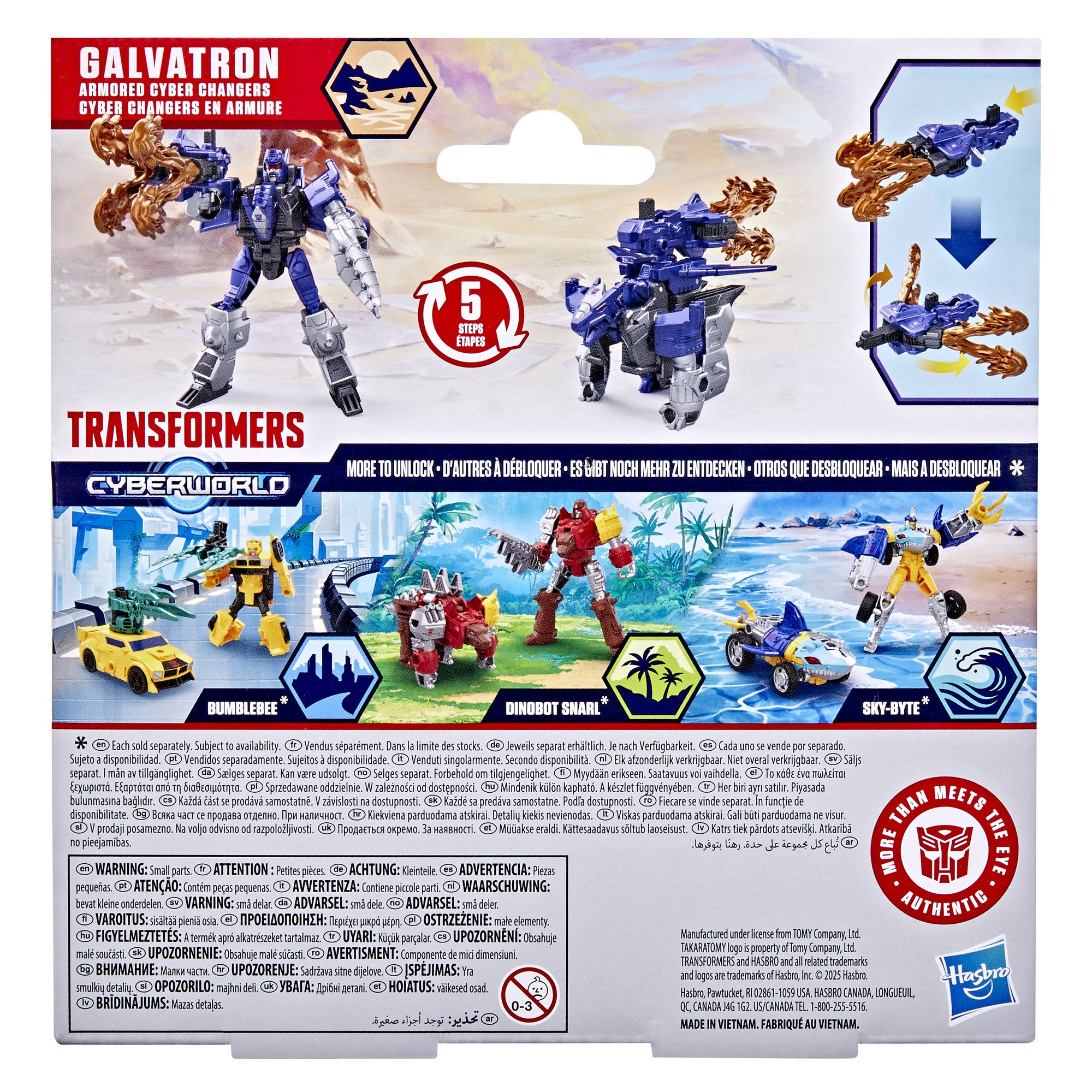 Transformers Cyberworld Armored Cyber Changers - Galvatron