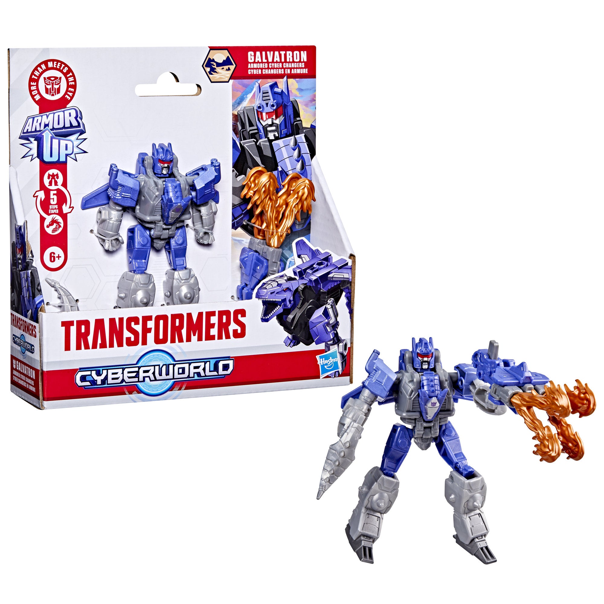 Transformers Cyberworld Armored Cyber Changers - Galvatron