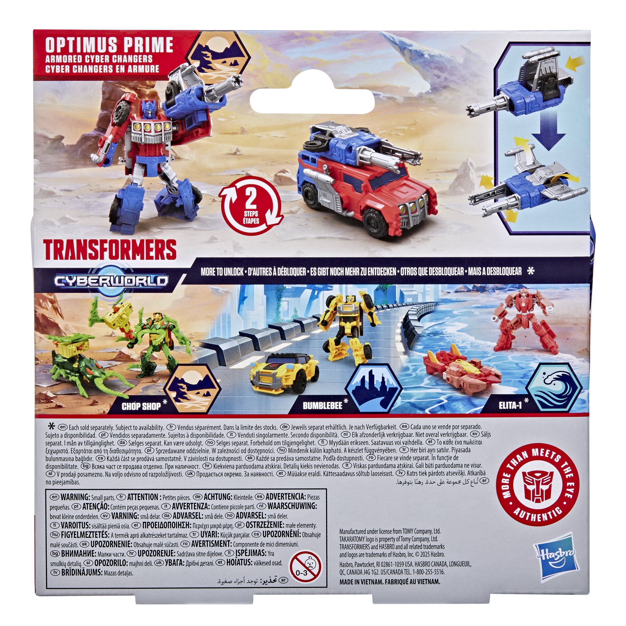 Transformers Cyberworld Armored Cyber Changers - Optimus Prime