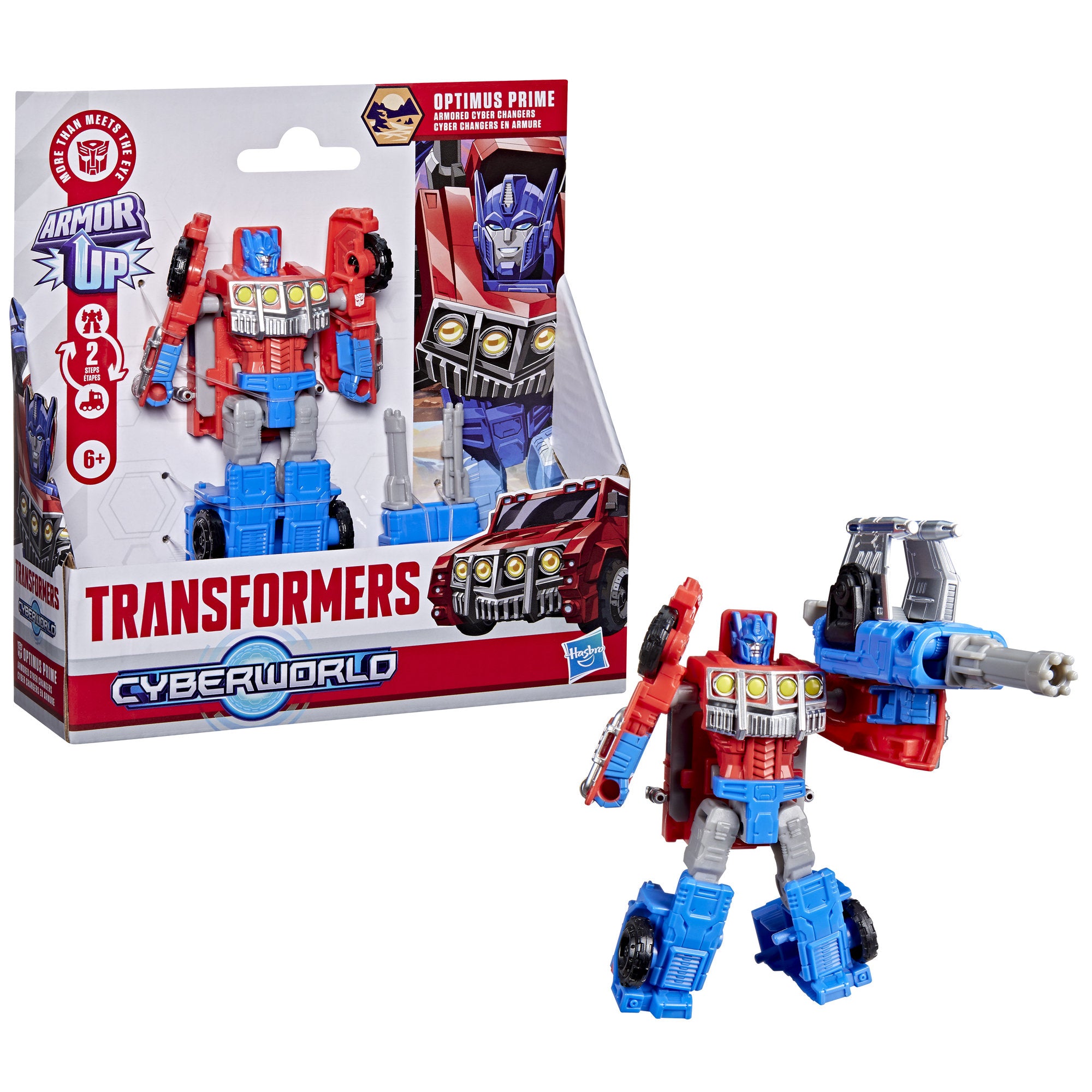 Transformers Cyberworld Armored Cyber Changers - Optimus Prime
