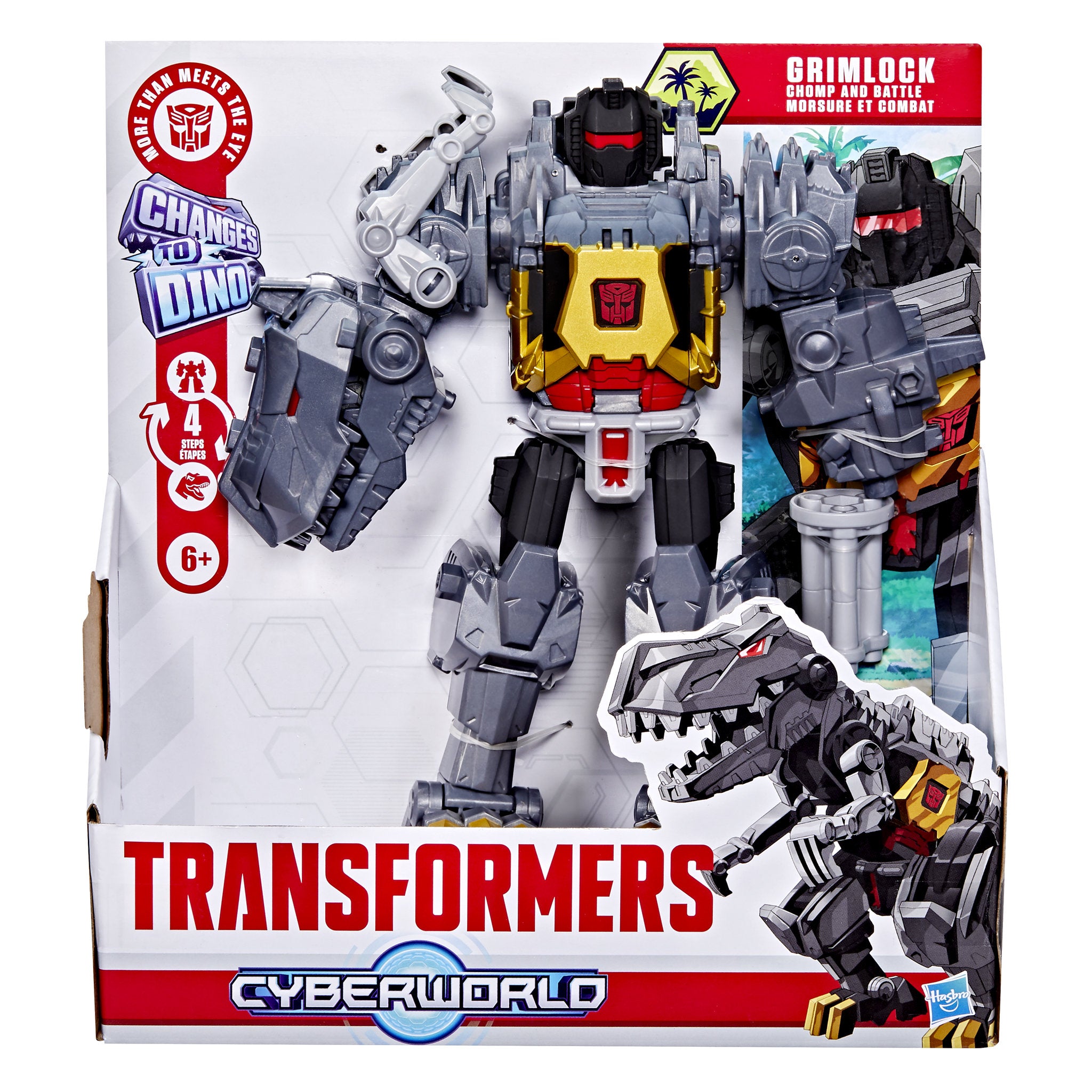 Transformers Cyberworld Armoured Cyber Changers - Grimlock