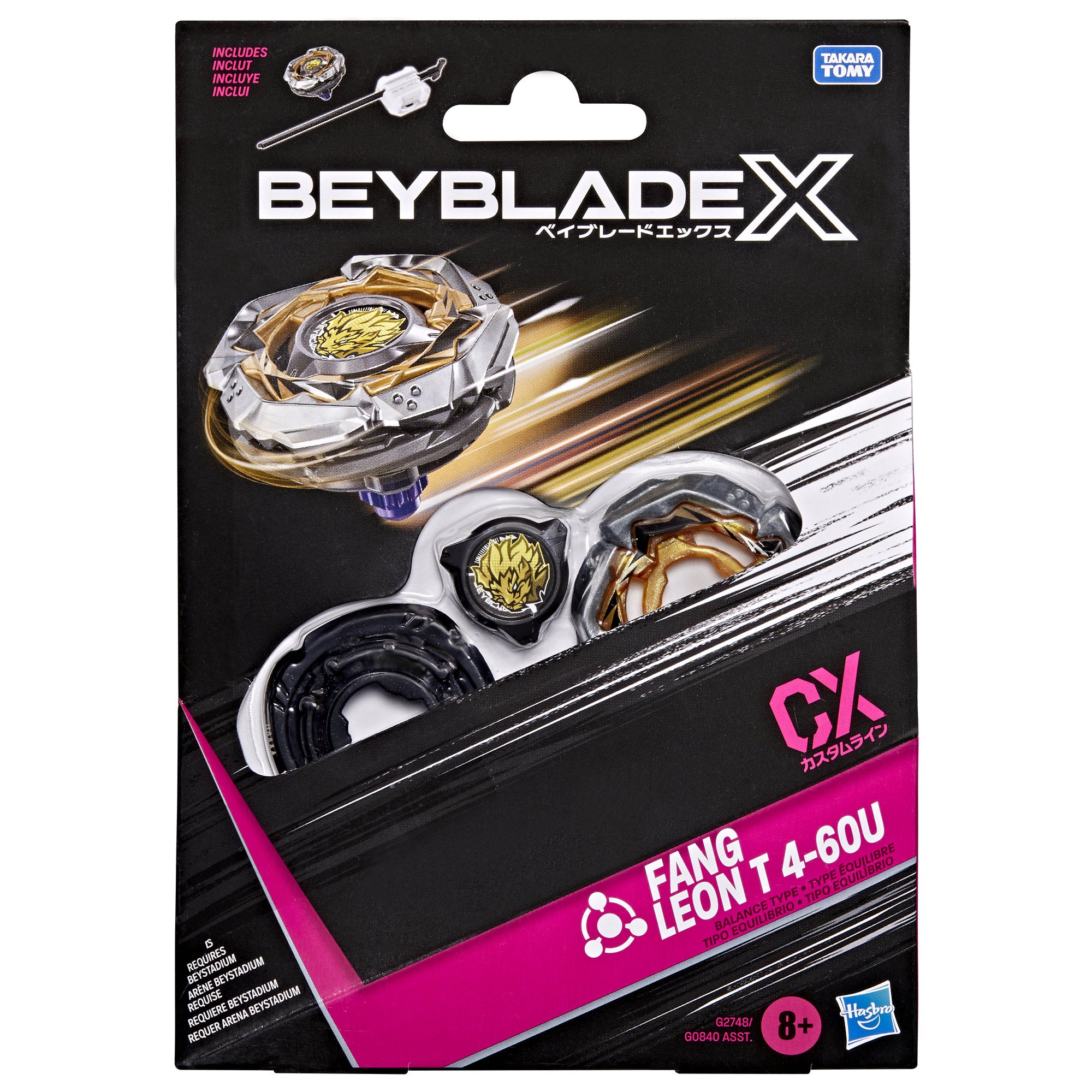 Beyblade X Fang Leon T 4-60U CX Starter Pack